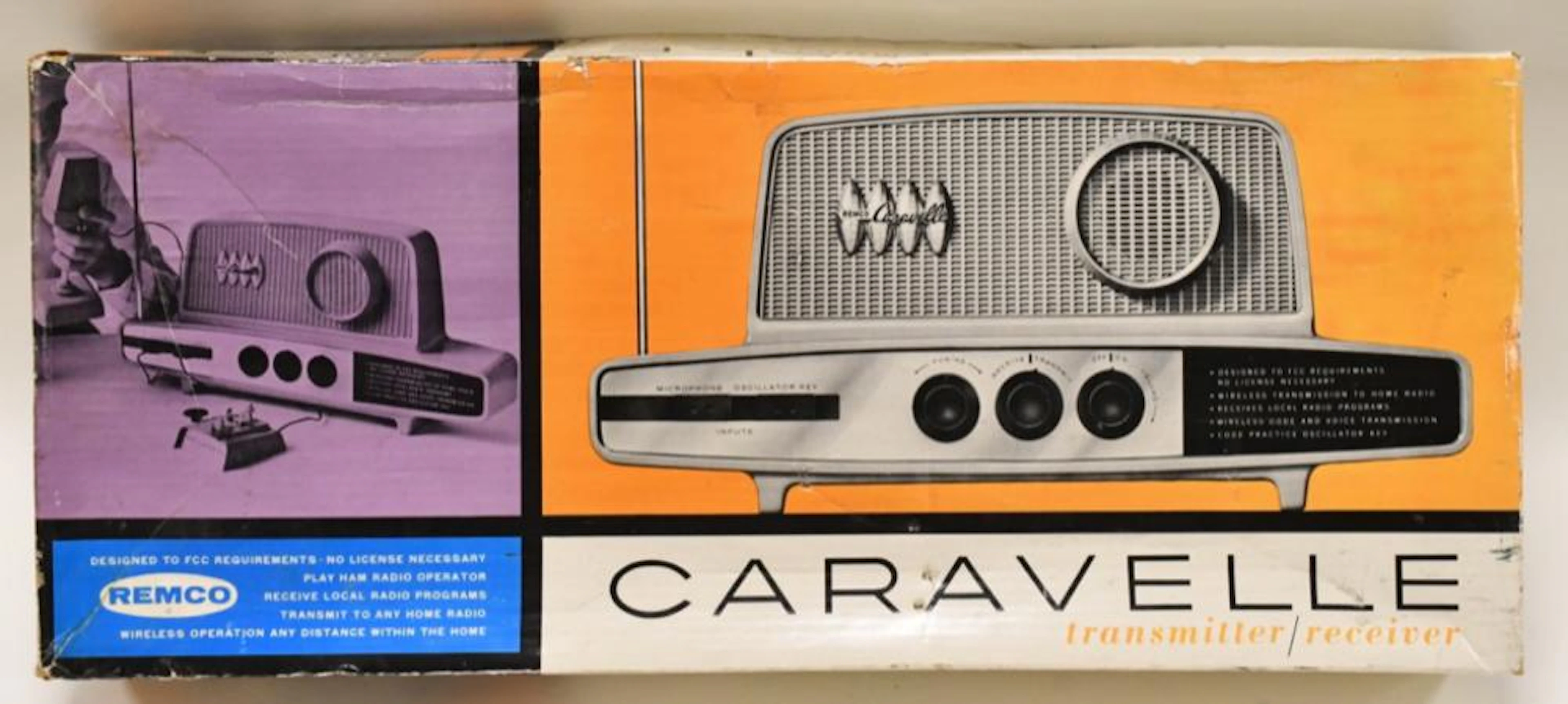 Remco Caravelle Radio Transmitter and Receiver