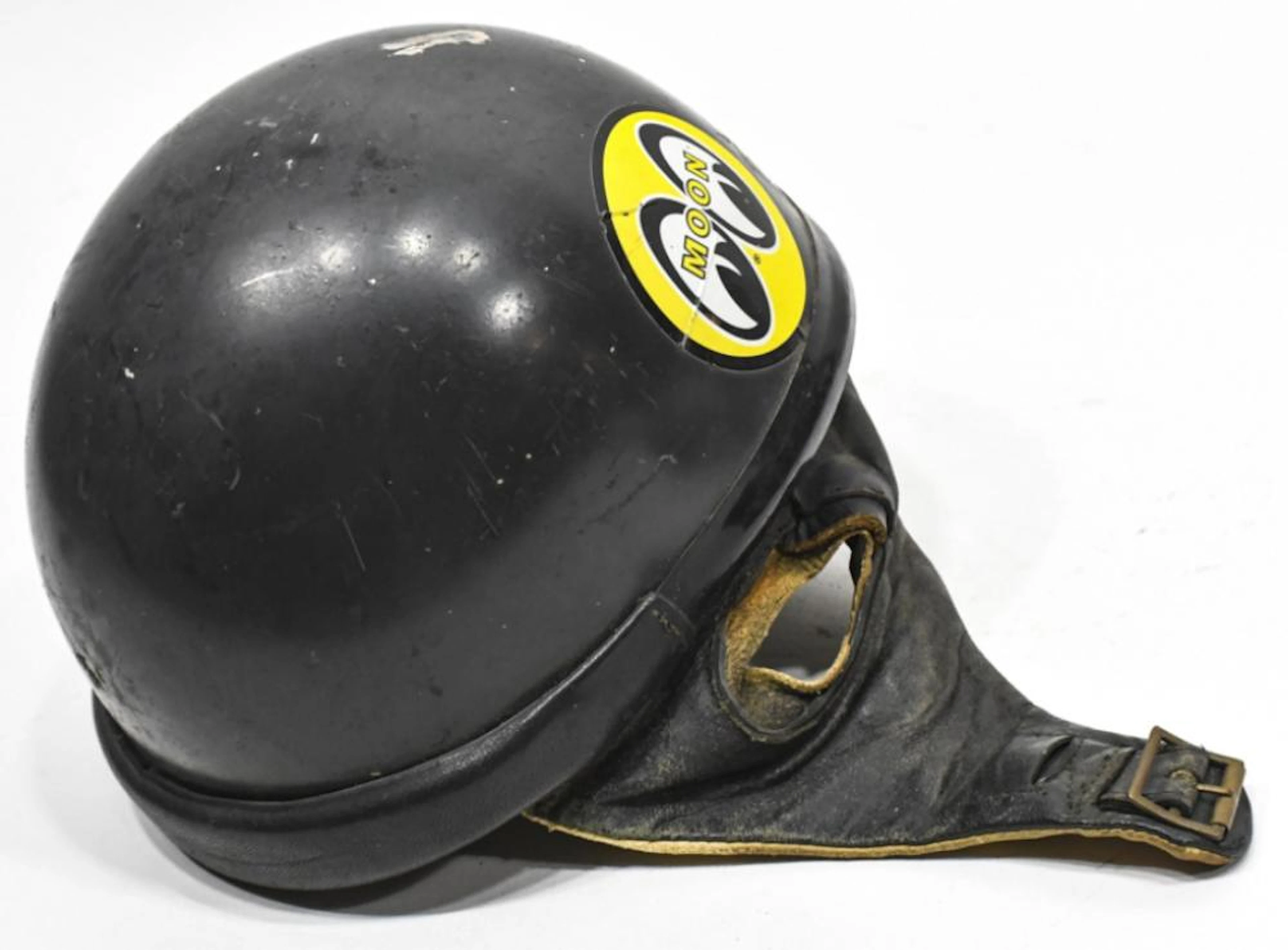Vintage Romer-Helm Motorcycle Racing Crash Helmet