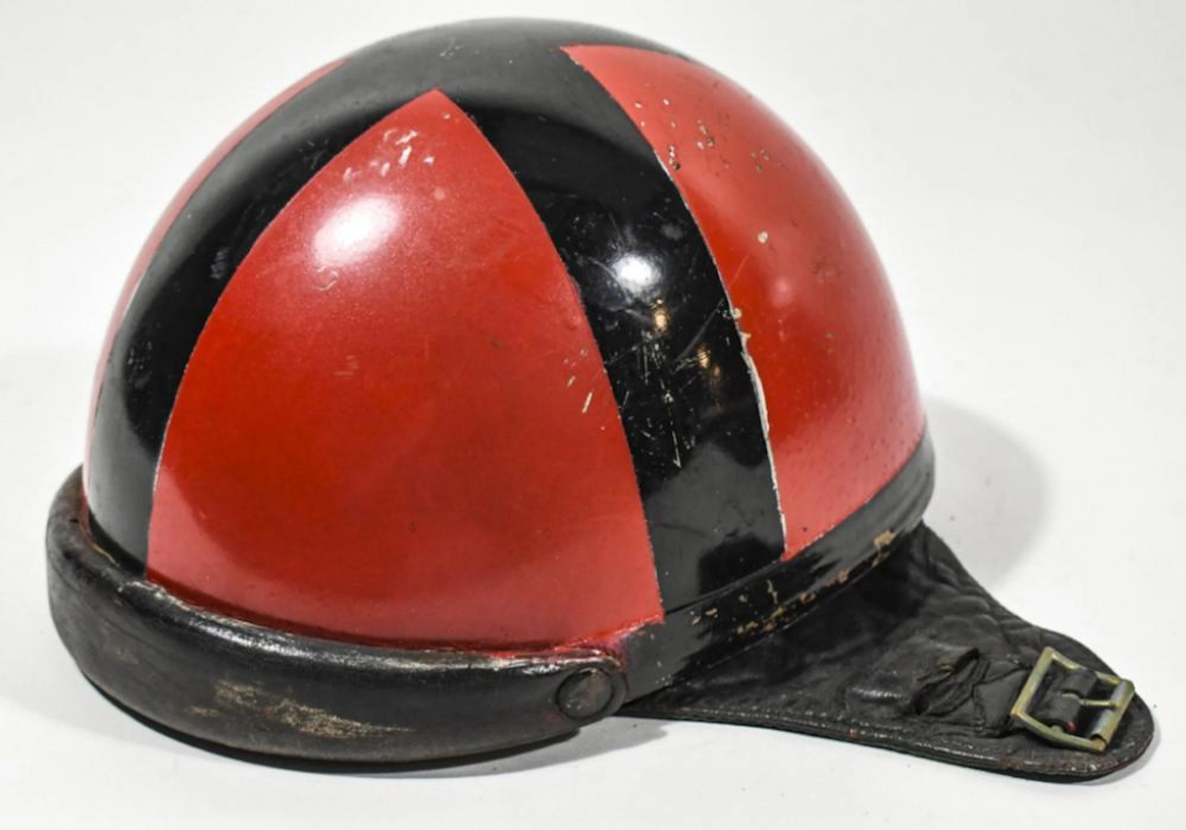 Vintage Romer-Helm Motorcycle Racing Crash Helmet