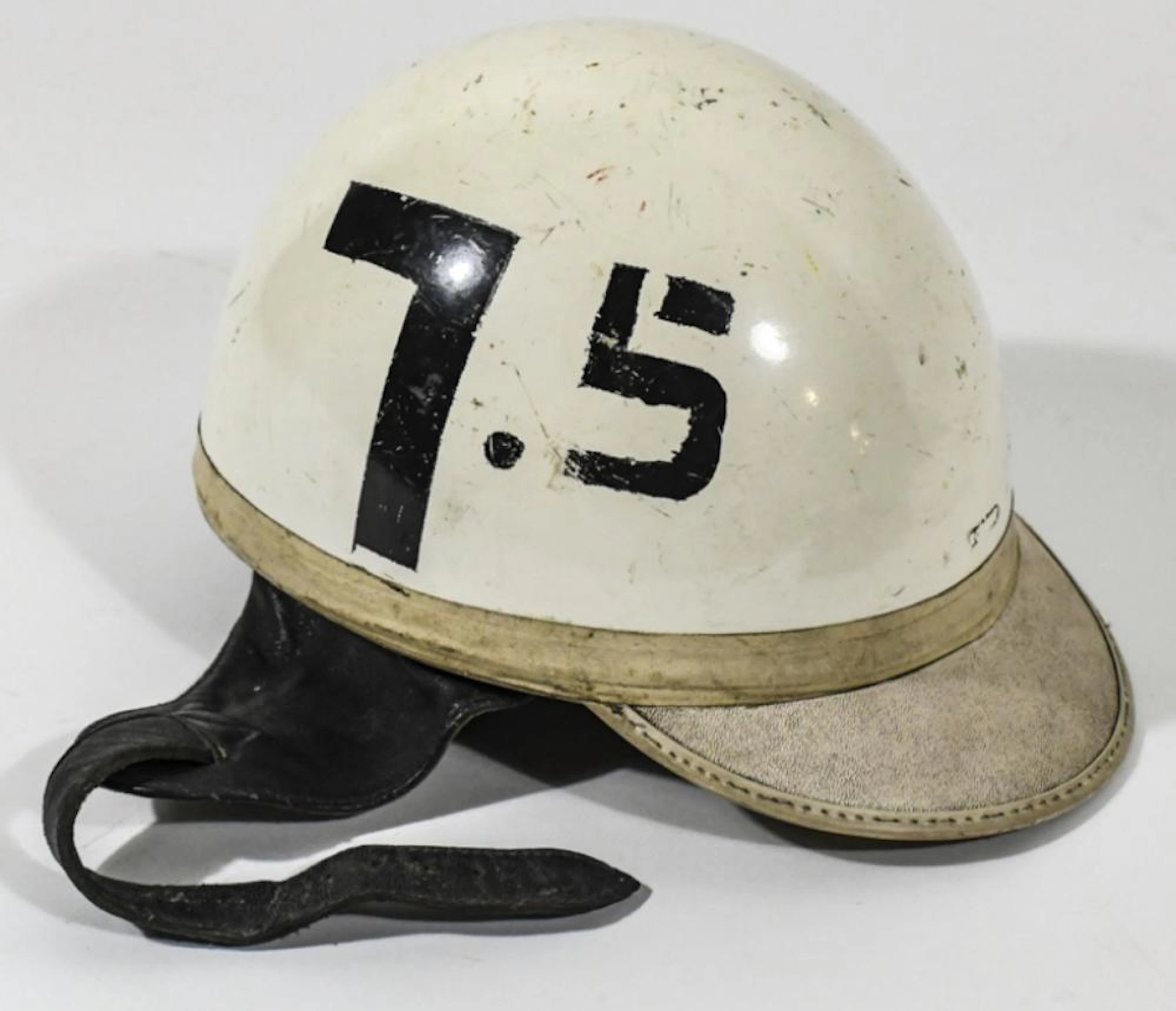 Vintage Motorcycle Racing Crash Helmet No. 7.5