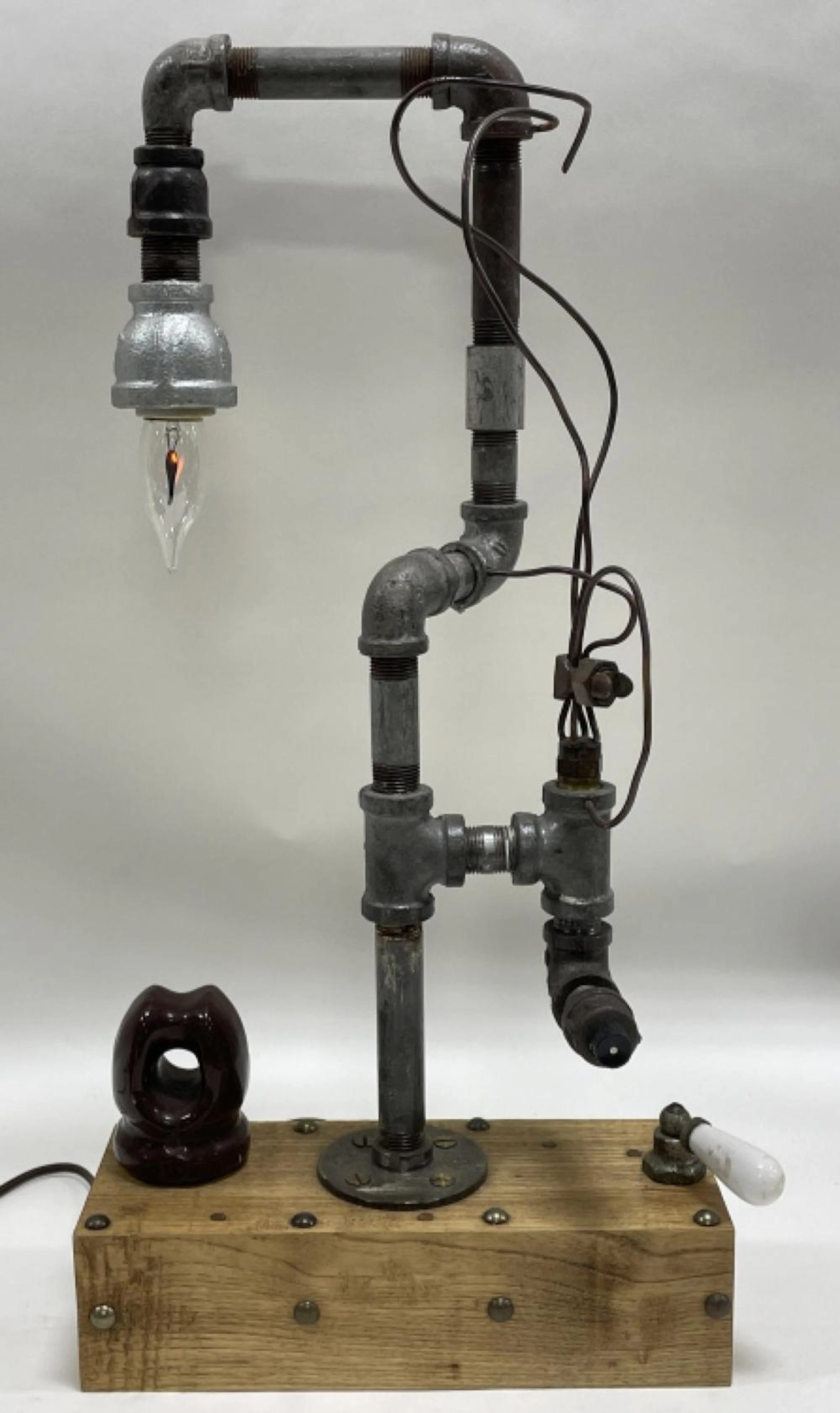 Steampunk Style Industrial Table Lamp
