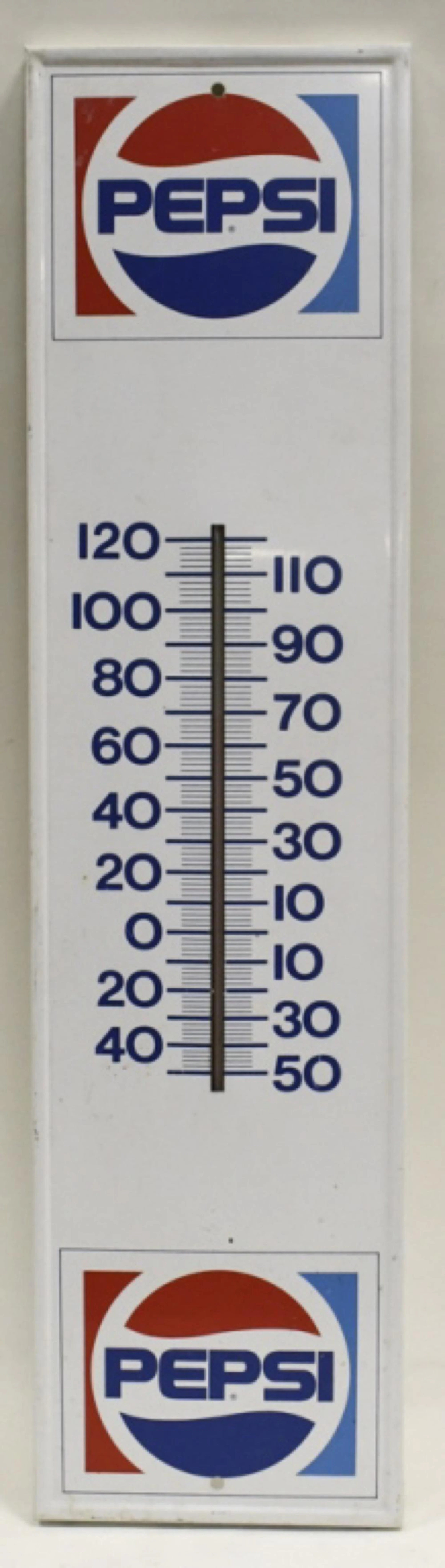 Vintage SST Pepsi Advertising Thermometer