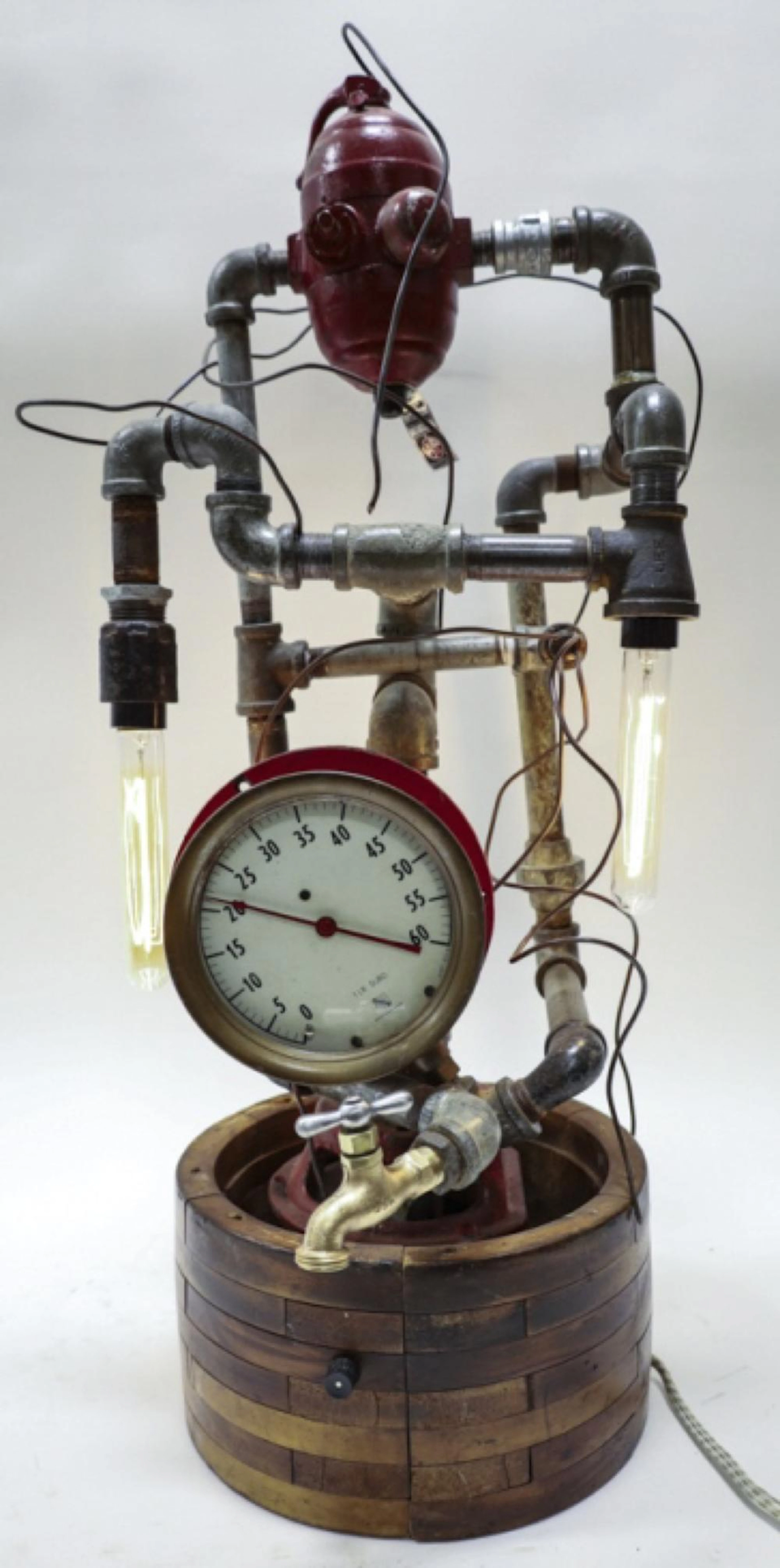Industrial Steampunk Table Lamp