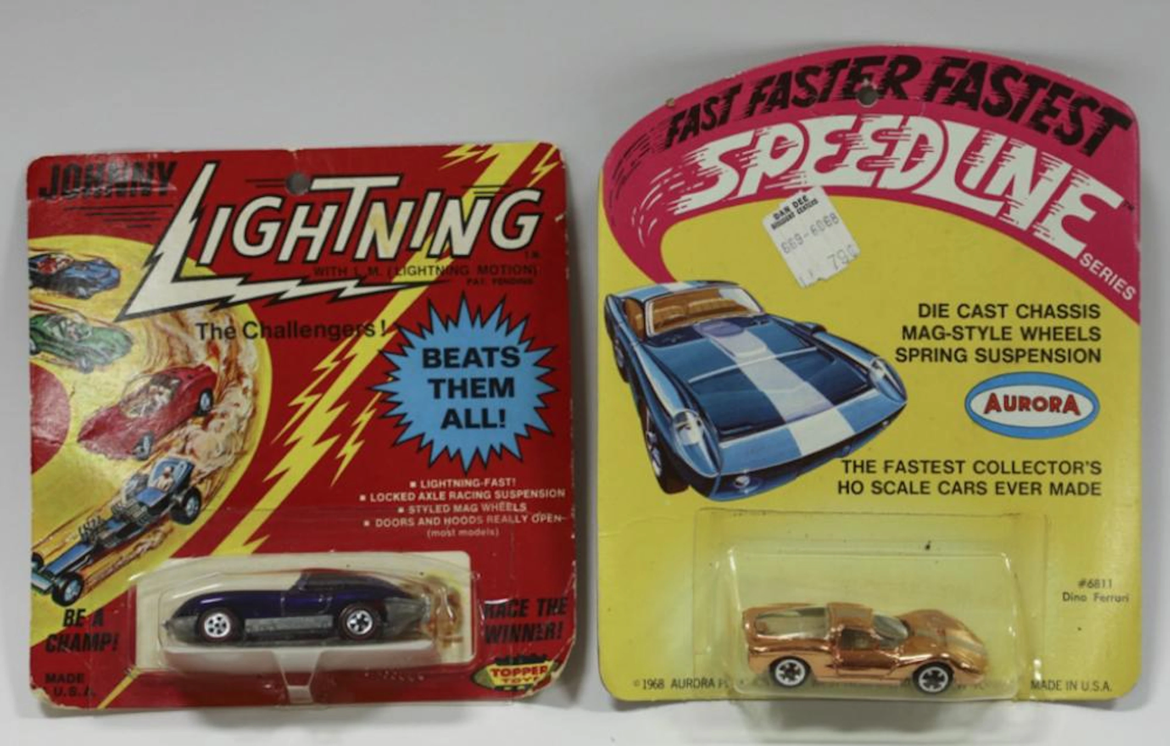 Topper Toys Johnny Lightning & Arora Speedline