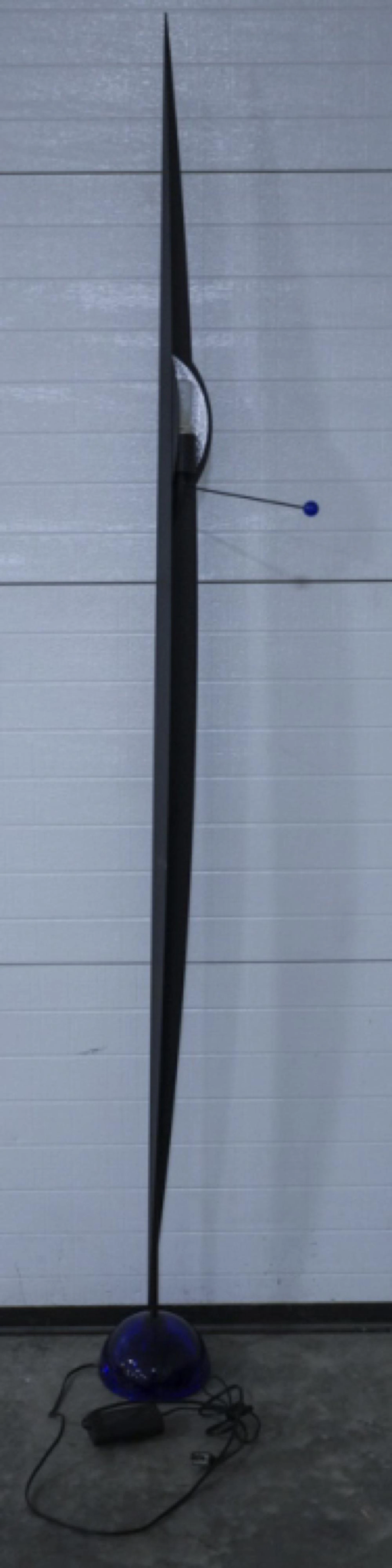 1986 Gilles Derain 'Flamme" Halogen Floor Lamp
