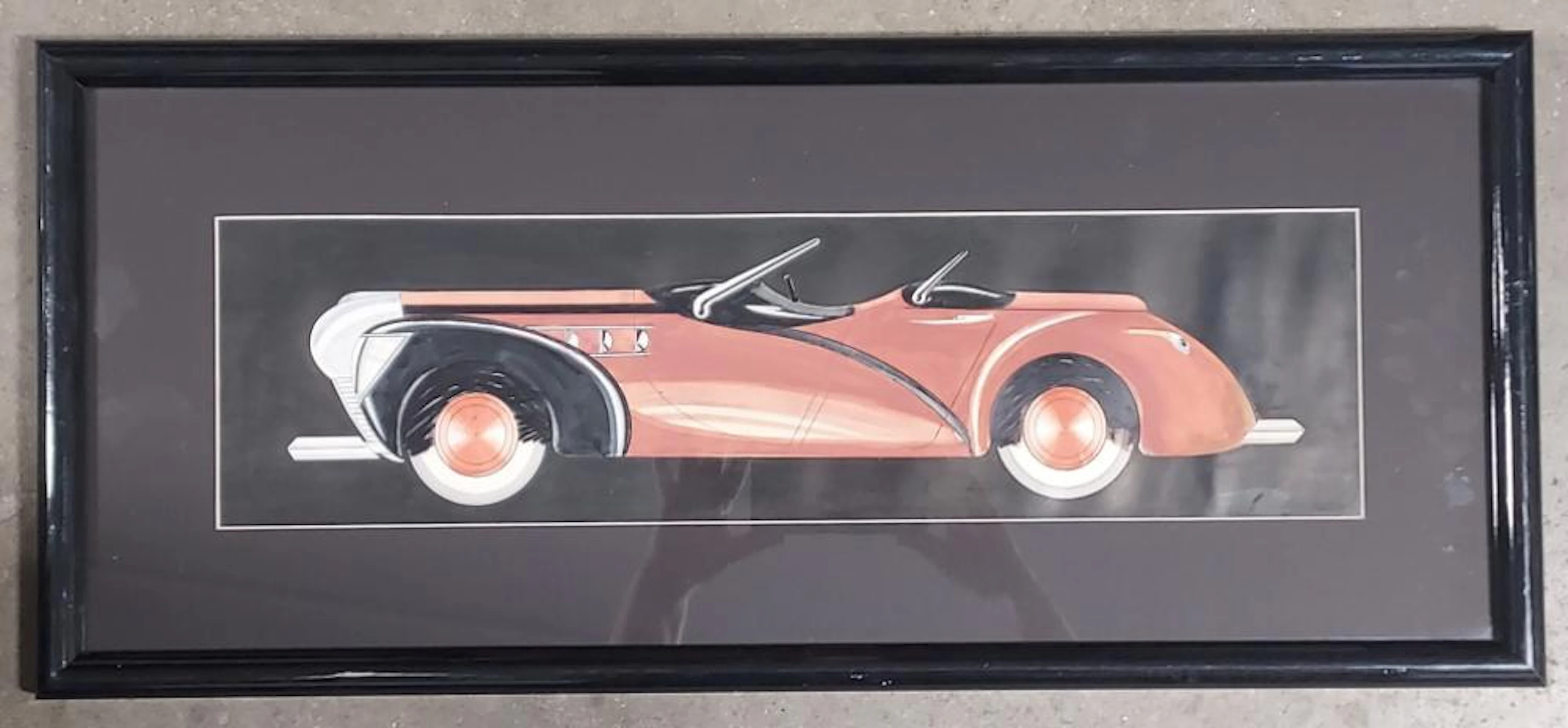 William McBride Concept Car Pen & Paper Art