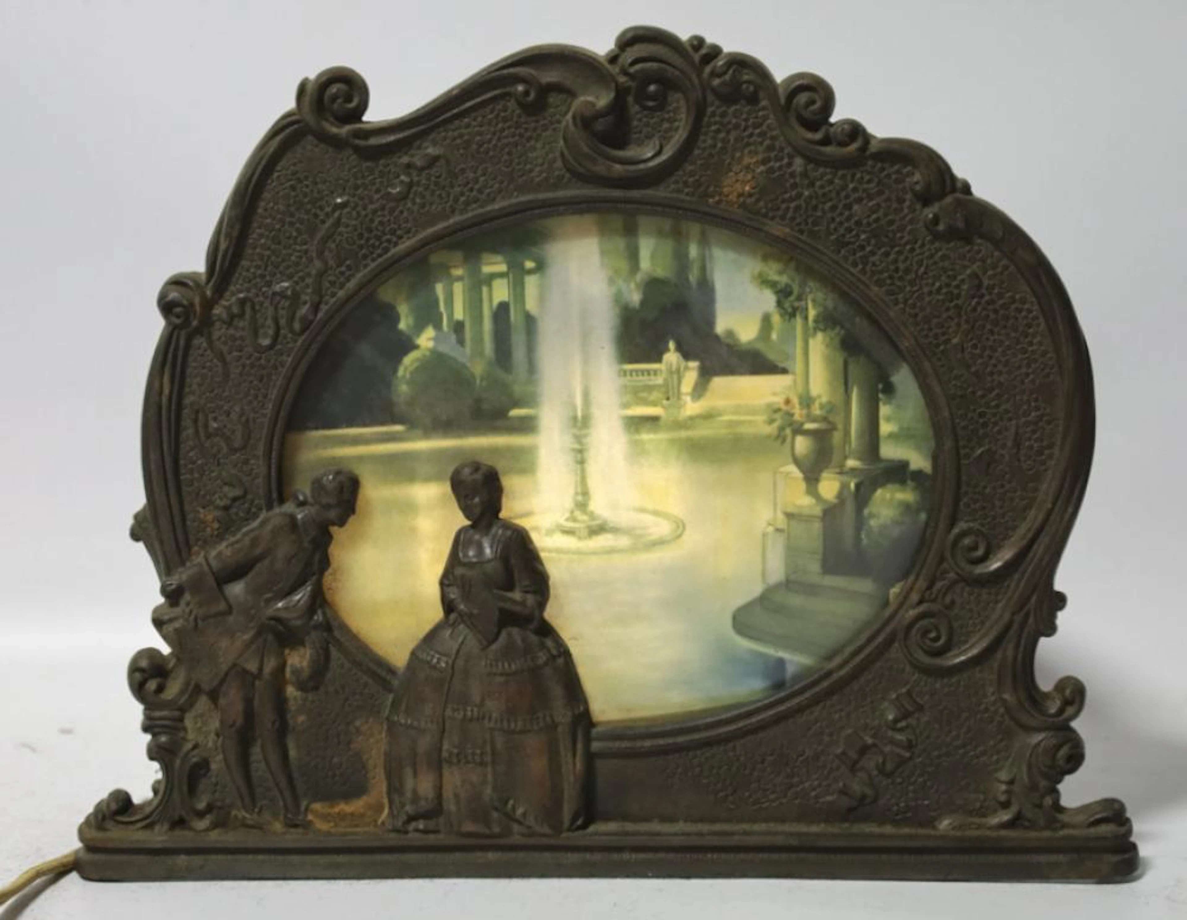 1931 Scene In Action Motion Lamp Fountain Scene