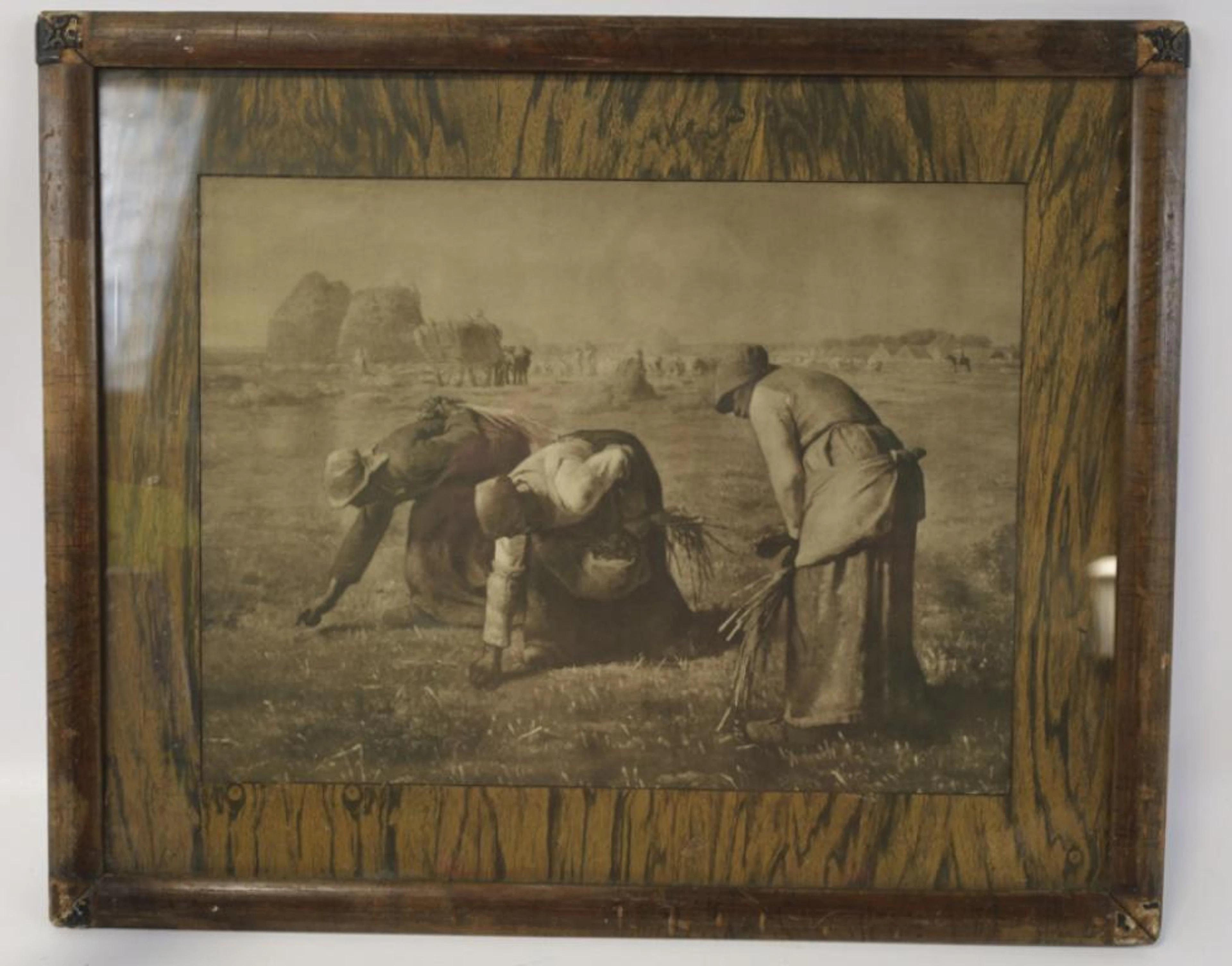 Early Print "The Gleaners" By Jean Francois Millet