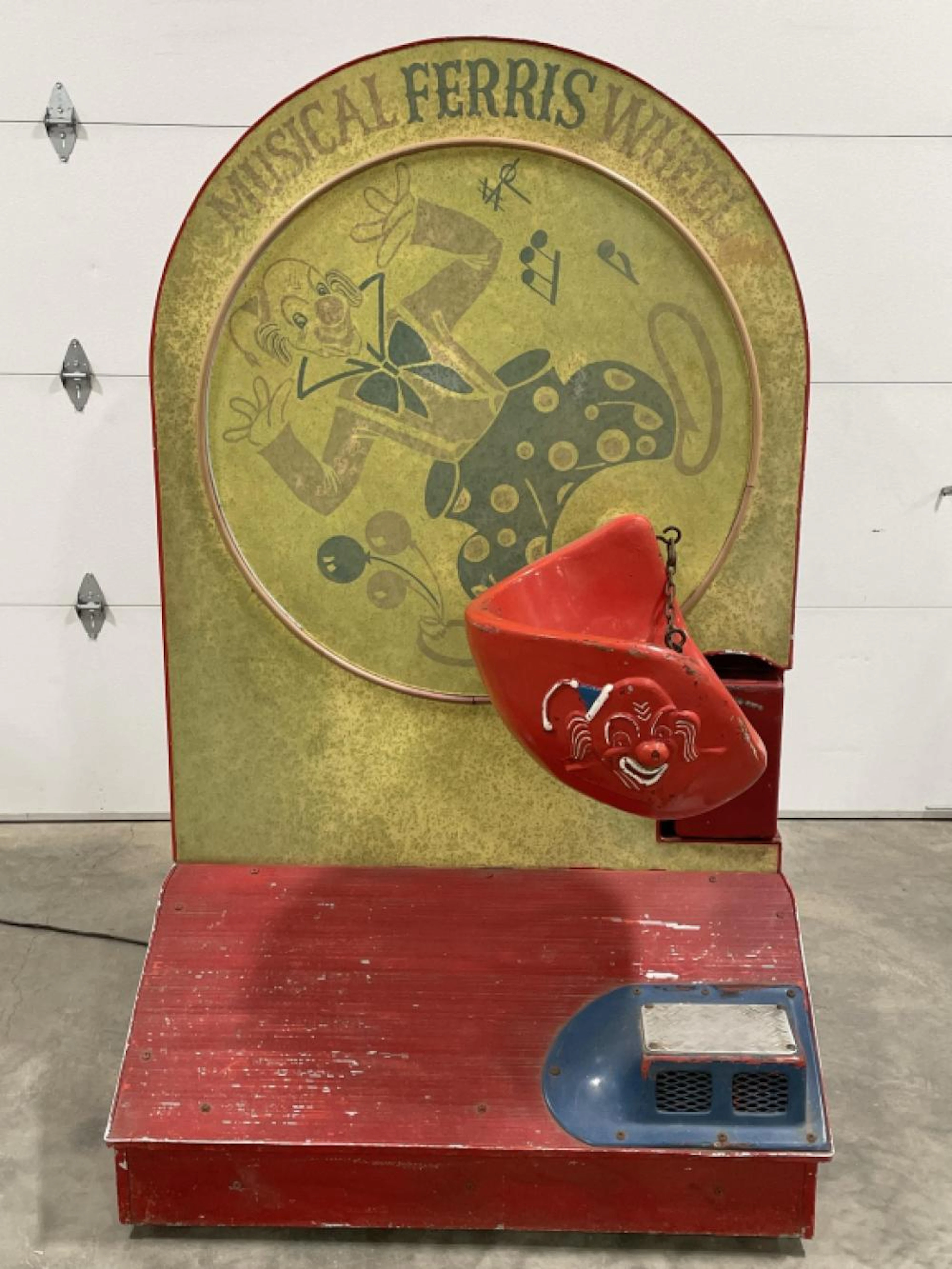 Vintage Musical Ferris Wheel Coin Op Kiddie Ride