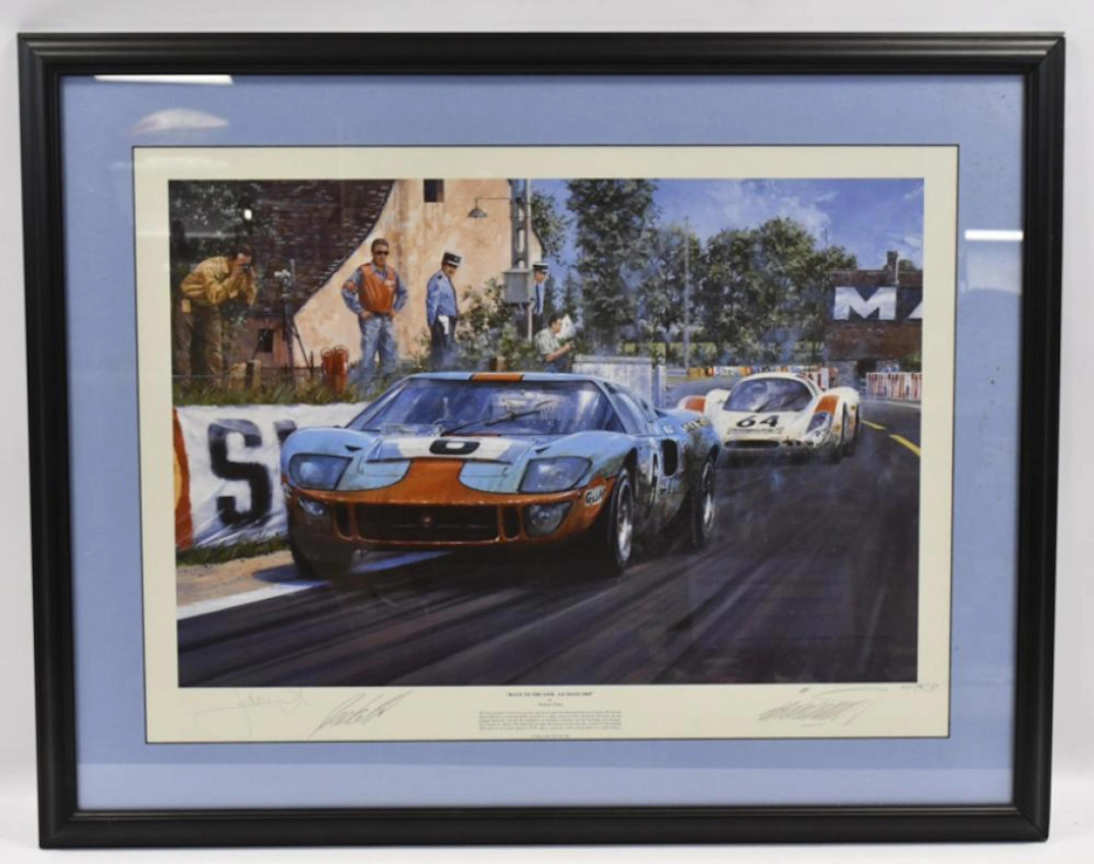 1969 24 Hours of Le Mans Ickx and Oliver Print
