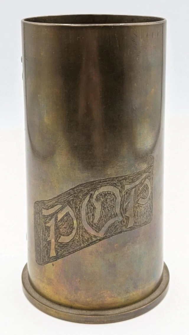 WWII 57mm M23A2 Artillary Shell Casing Trench Art
