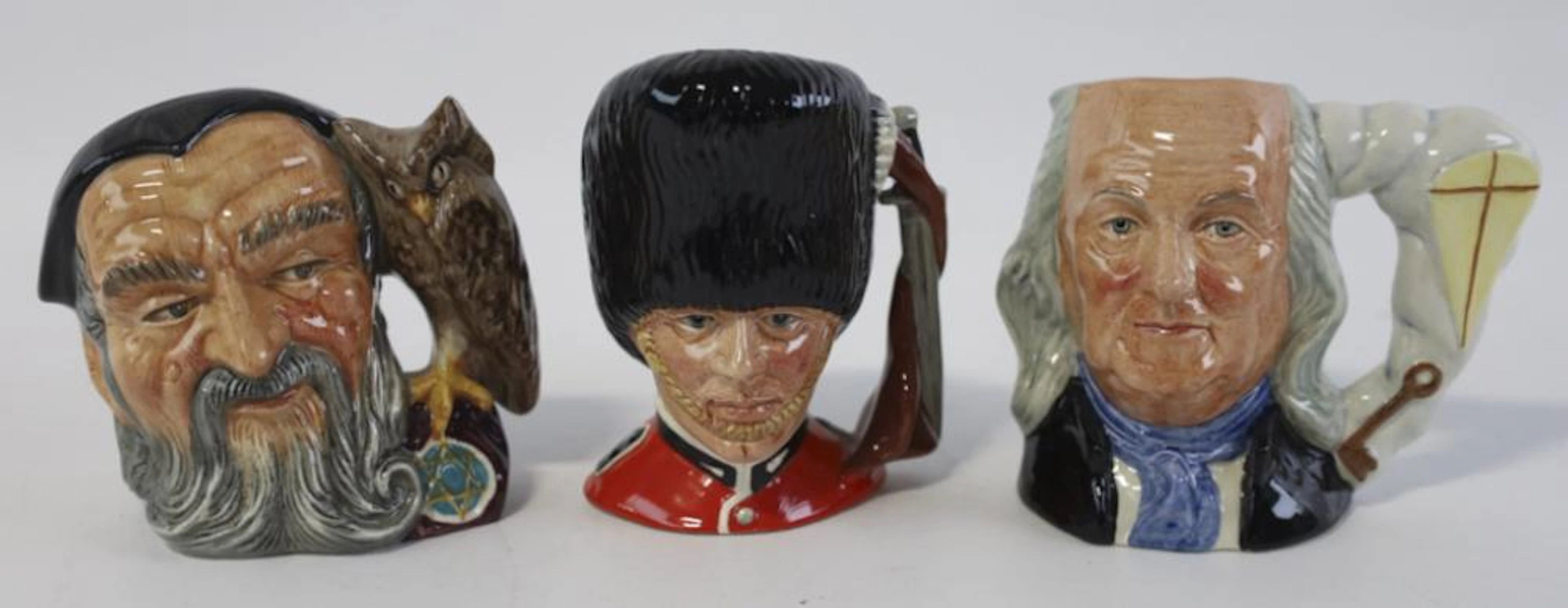 Lot Of Three Royal Doulton Character Jugs