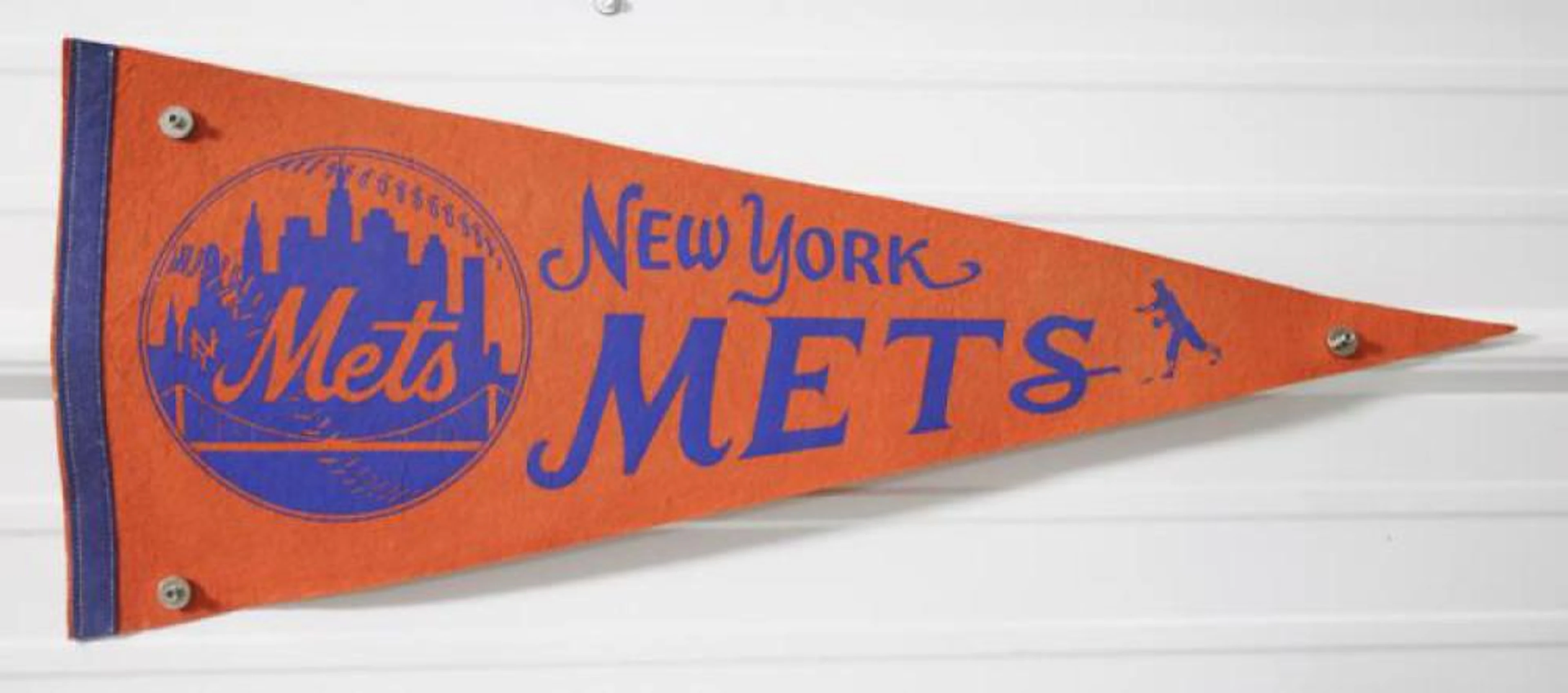 Vintage New York Mets Felt Pennant