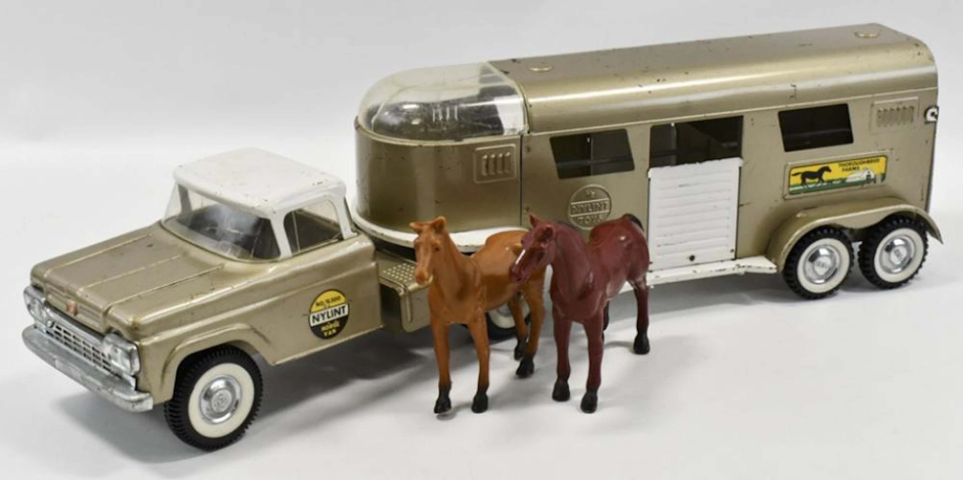 Original Nylint No. 6300 Horse Van Truck & Trailer