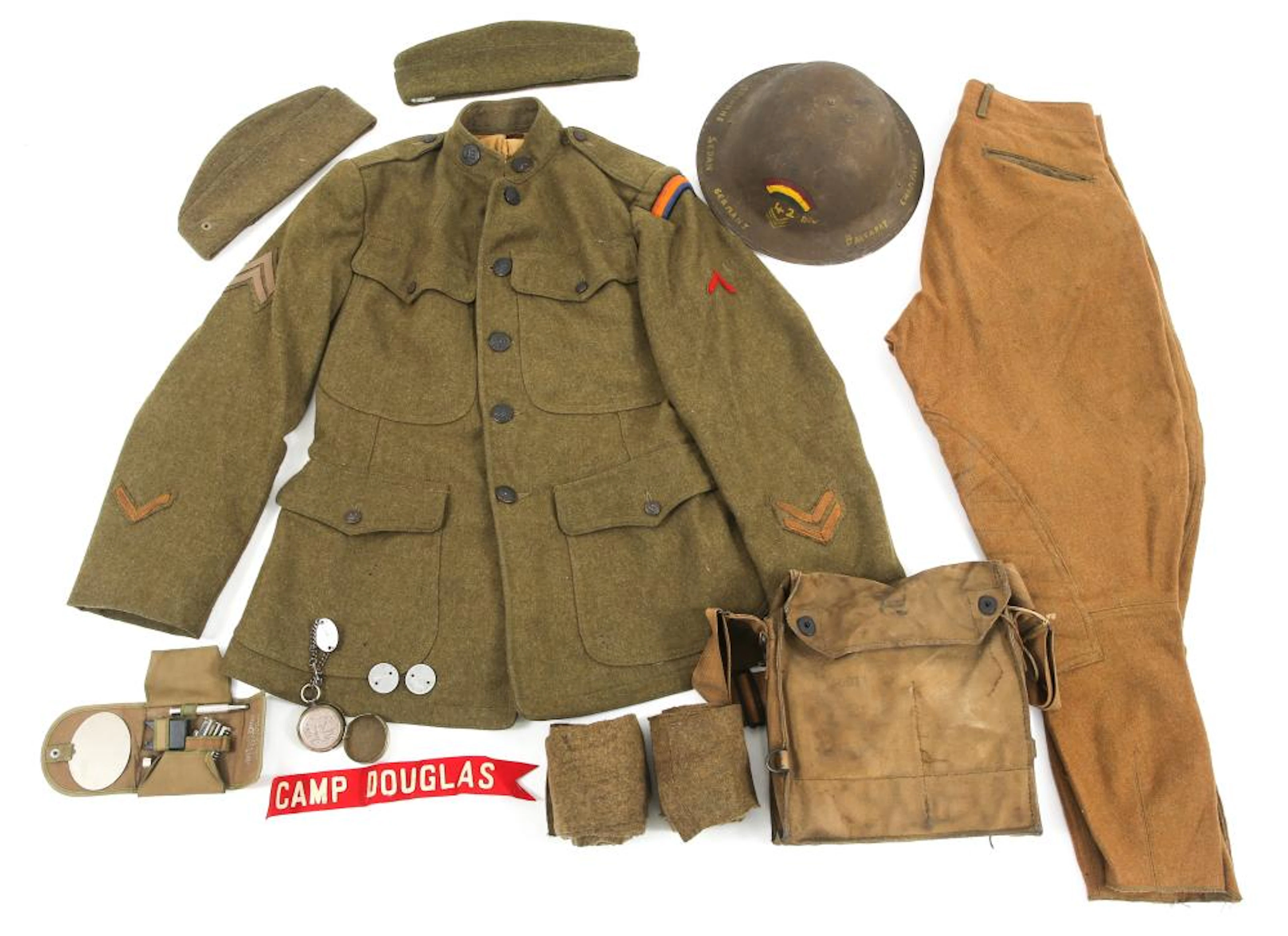WWI US ARMY AEF 42nd INFANTRY DIVISION GROUPING