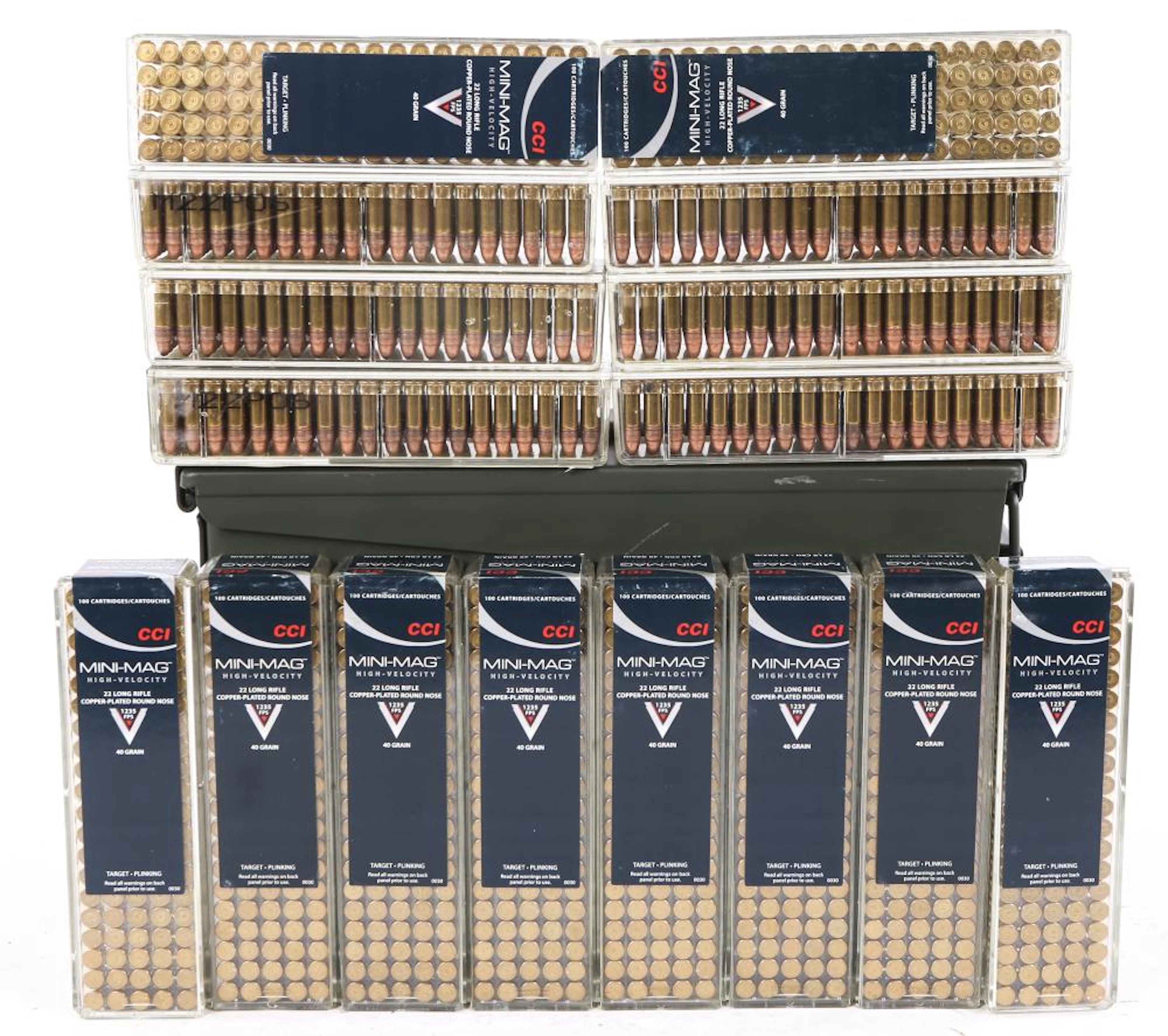 AMMNITION 1600 ROUNDS CCI .22LR 40 GRAIN WITH CA