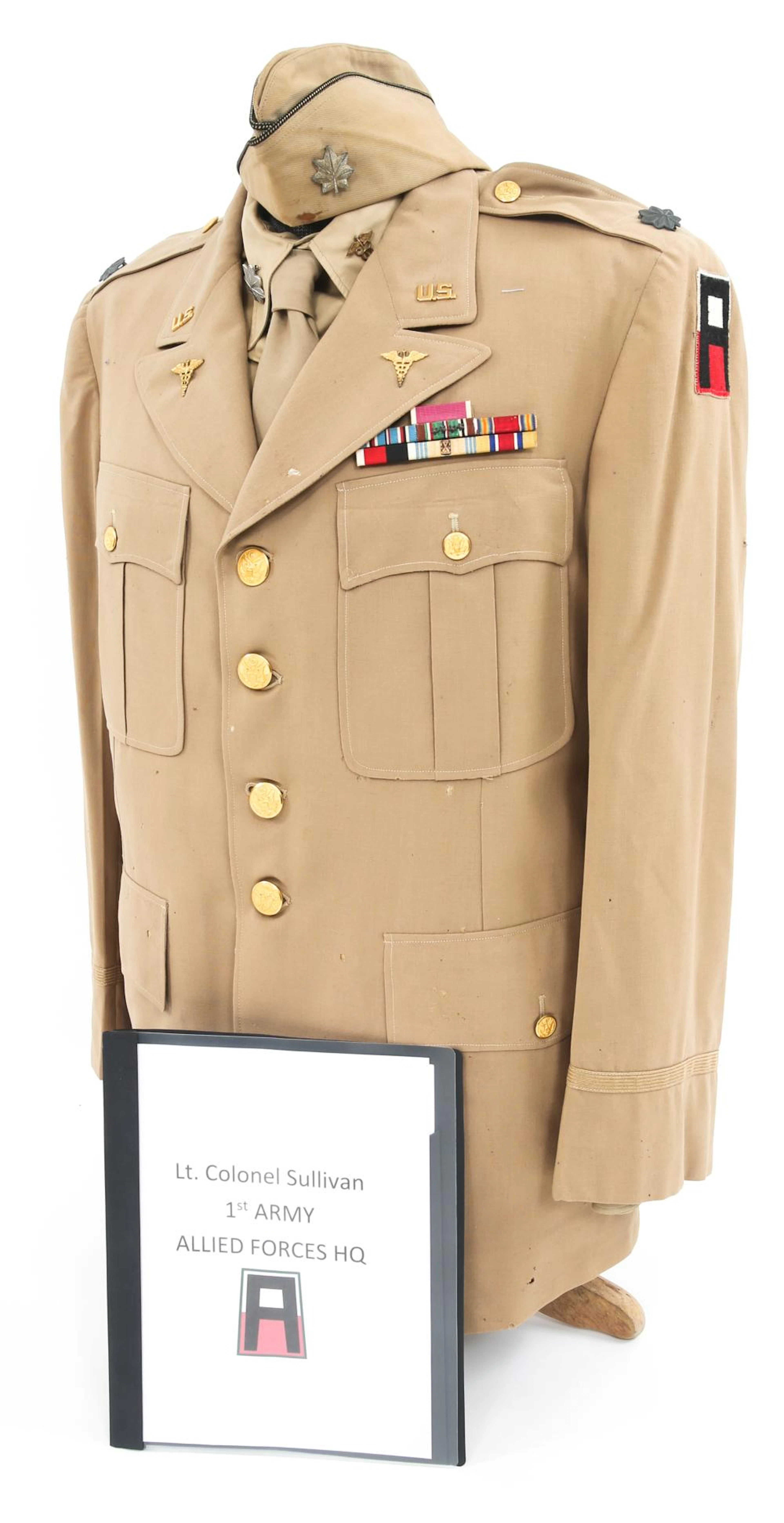 WWII LT. COL. E.R. SULLIVAN MEDICAL CORPS UNIFORM