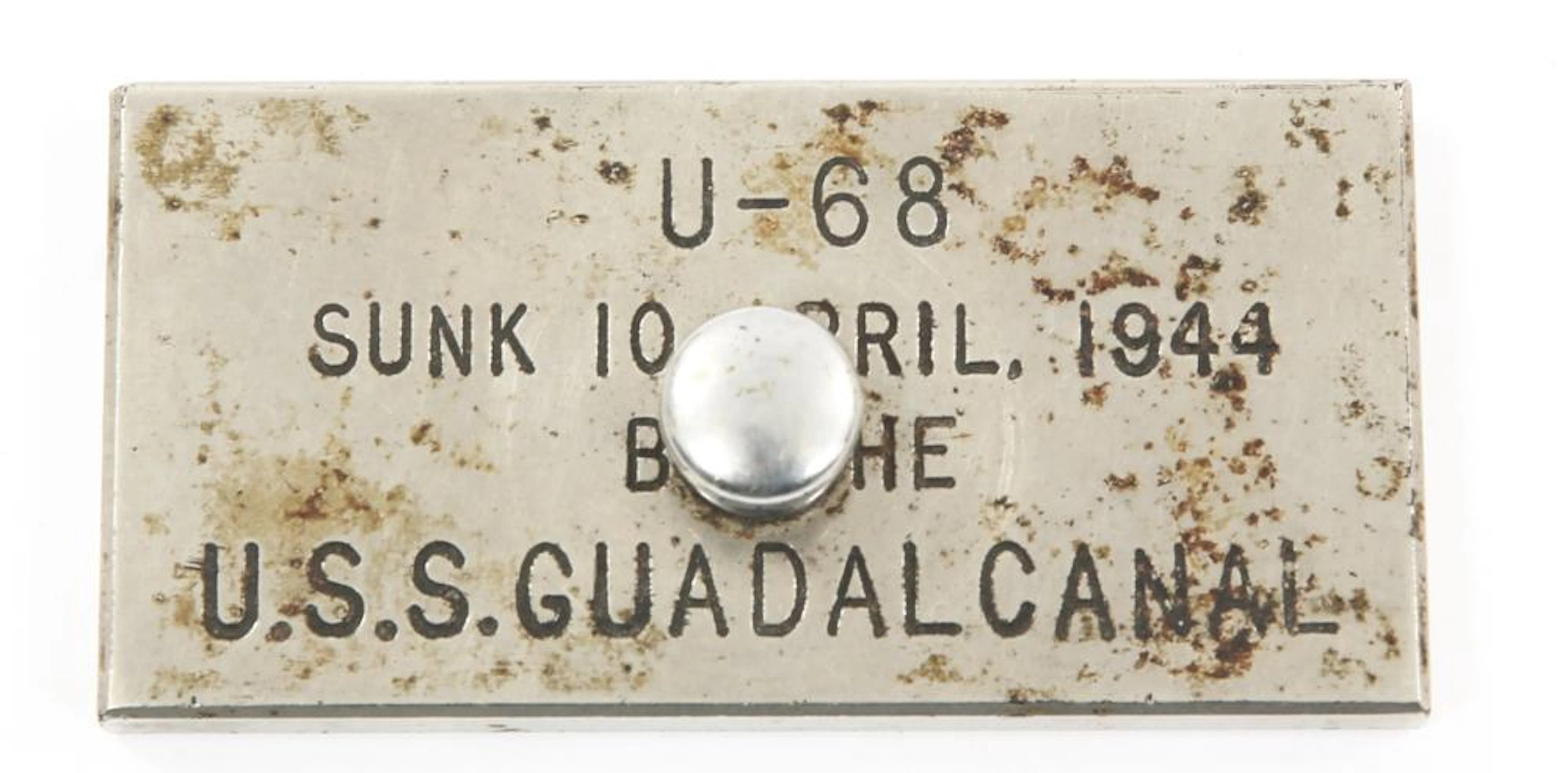 WWII GERMAN KRIEGSMARINE U-BOAT U-68 PAPERWEIGHT