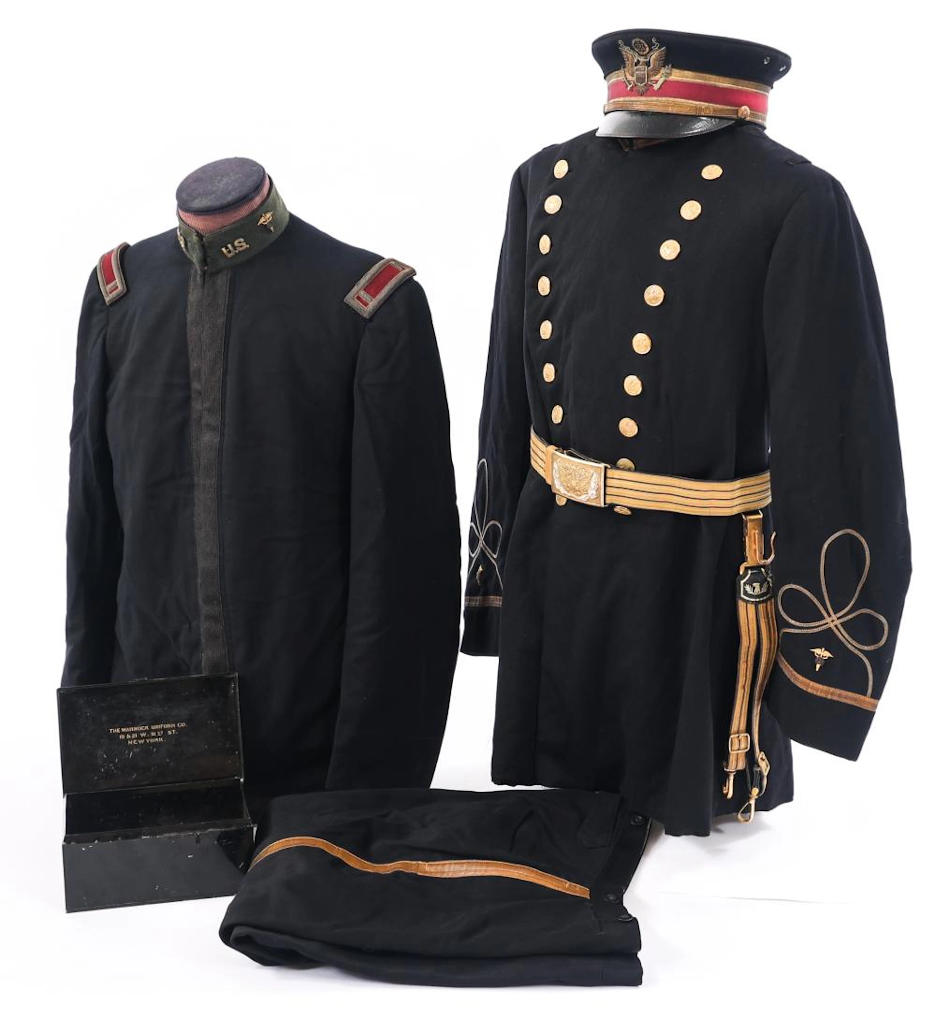 SPAN-AM WAR US ARMY MEDICAL OFFICER NAMED UNIFORMS
