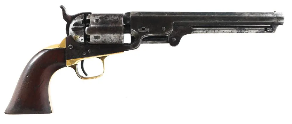 COLT MODEL 1851 SA NAVY .36 CALIBER REVOLVER | Barnebys