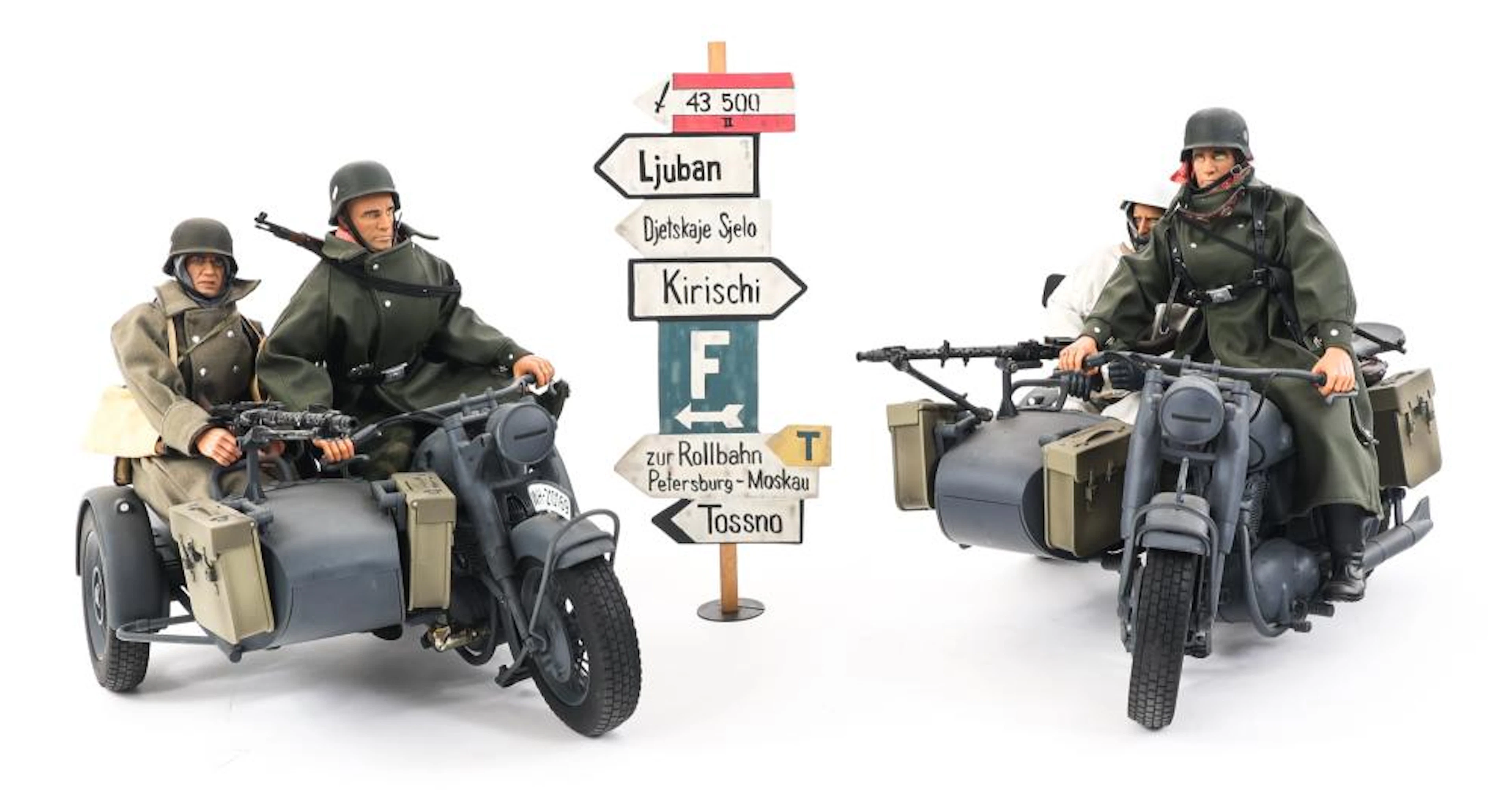 ULTIMATE SOLDIER WWII GERMAN TROOPS & ZUNDAP LOT