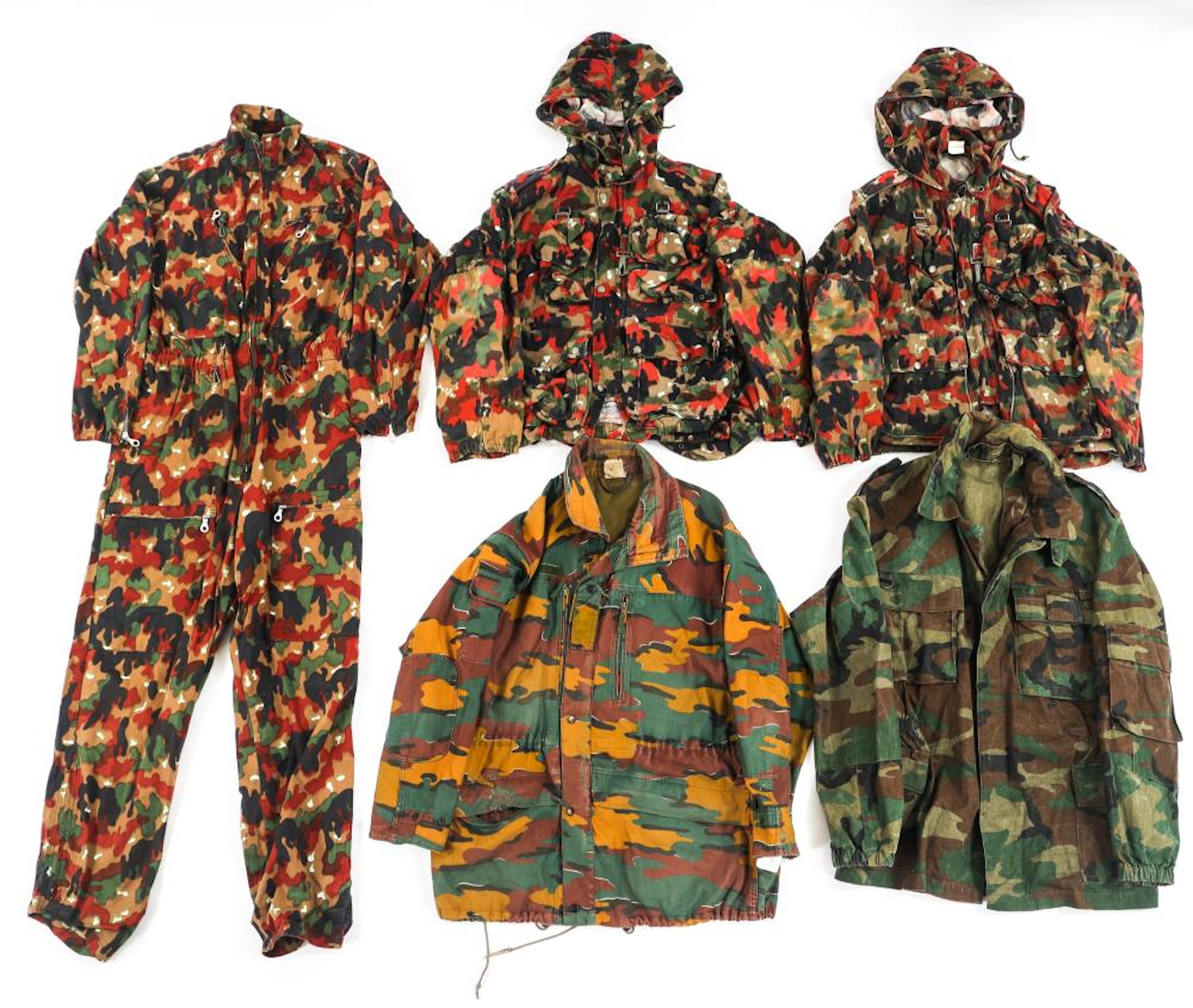 COLD WAR BELGIAN, SWISS, & US JACKETS & PARKAS