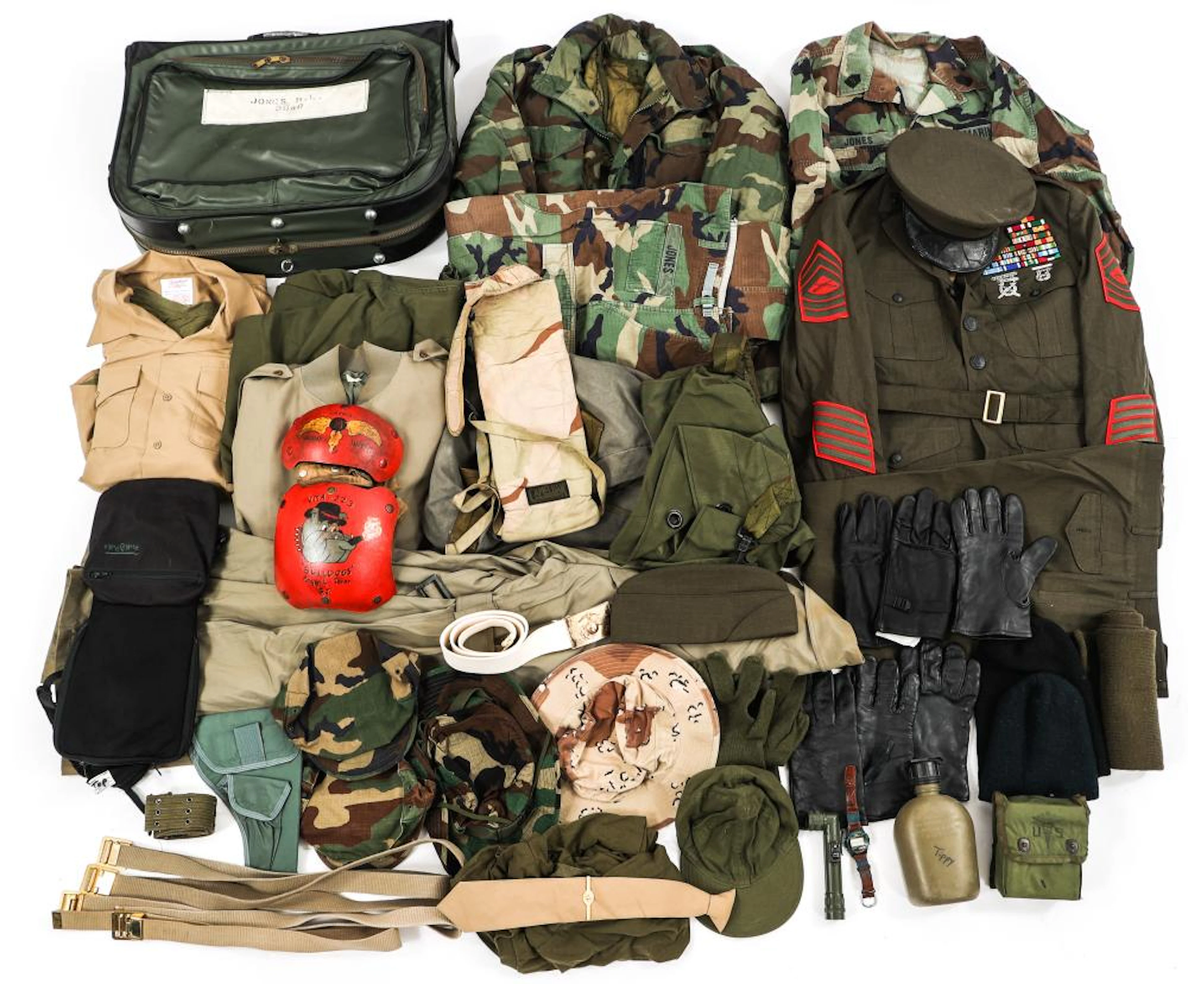COLD WAR - CURRENT USMC UNIFORM NAMED GROUPING