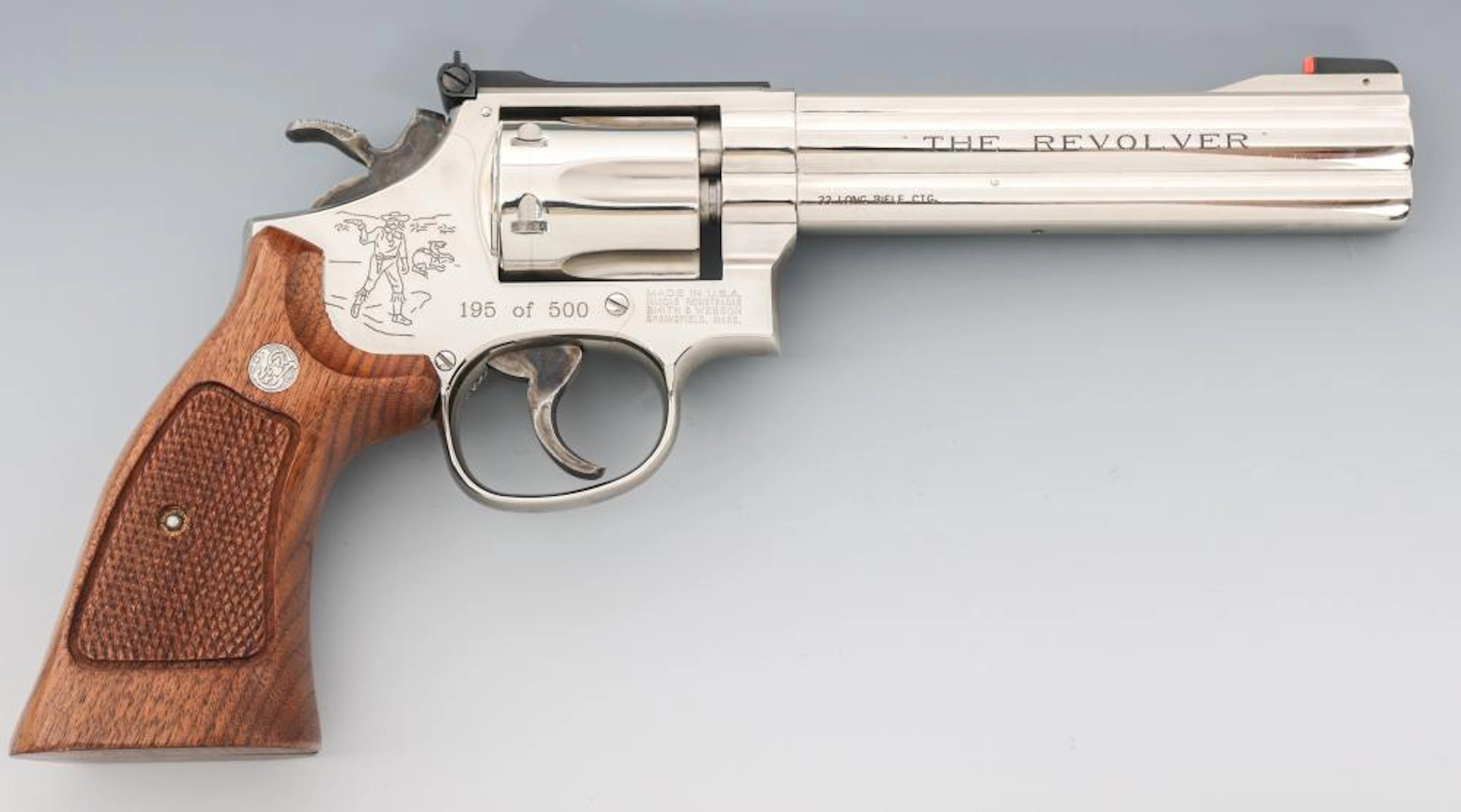 SMITH & WESSON MODEL 17-6 .22 LR CAL DA REVOLVER