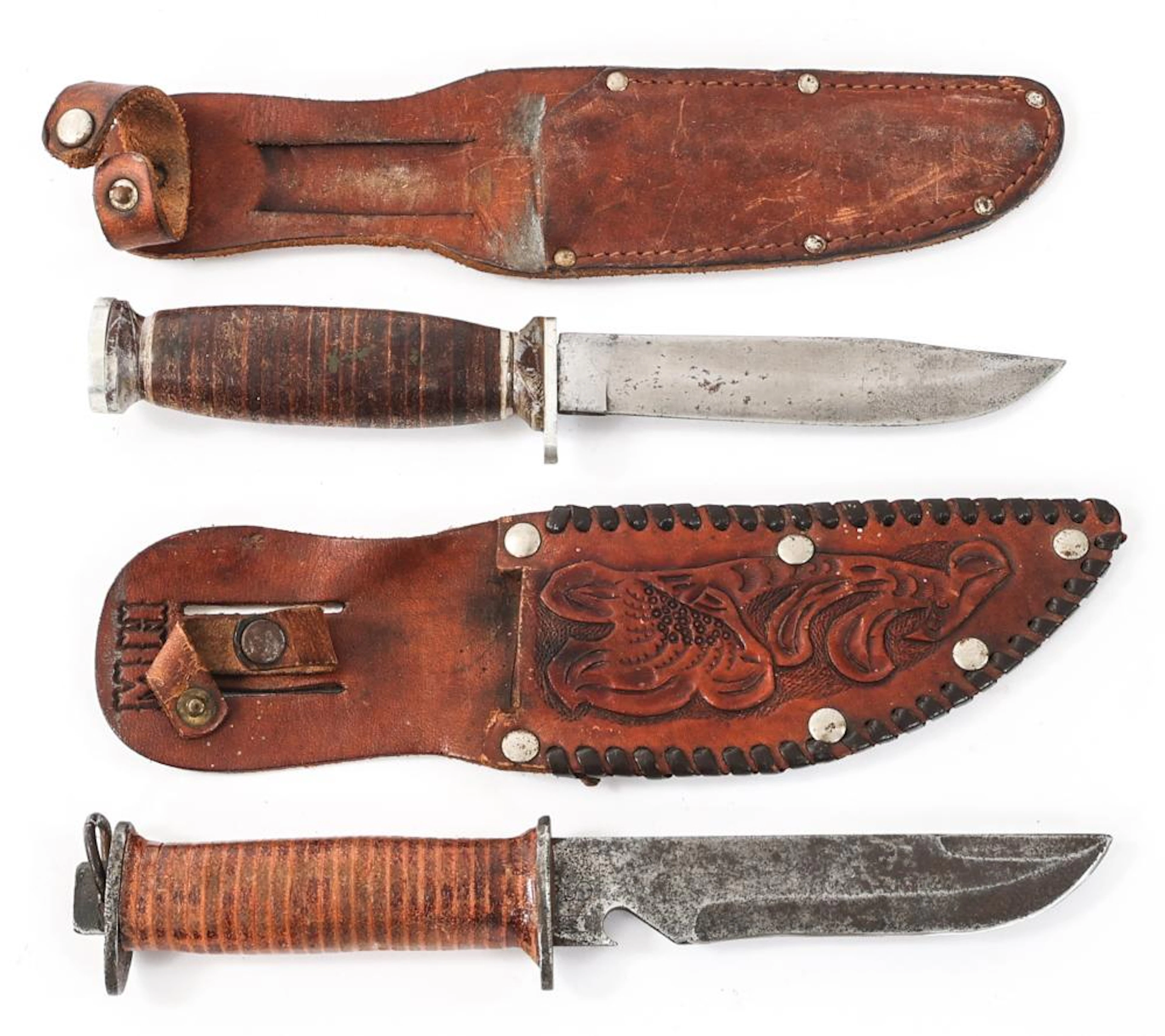 WWII - VIETNAM WAR US WATERMAN & SCHRADE KNIVES