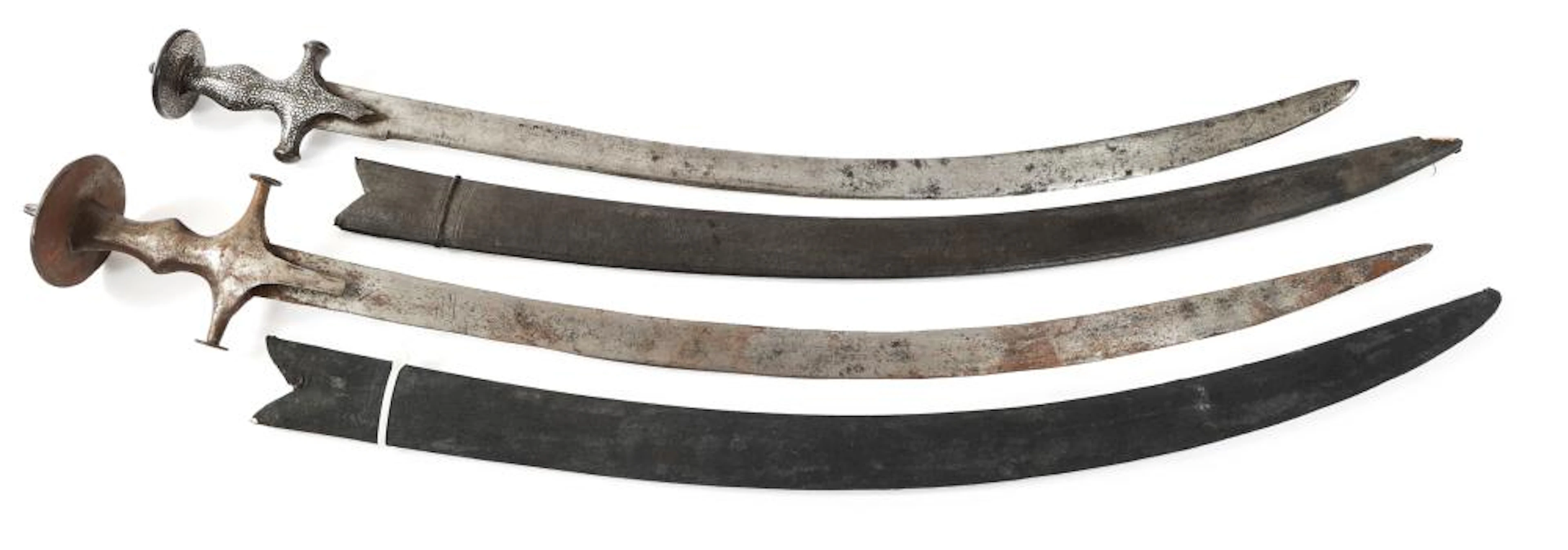 19th C. INDIAN TULWAR SWORDS