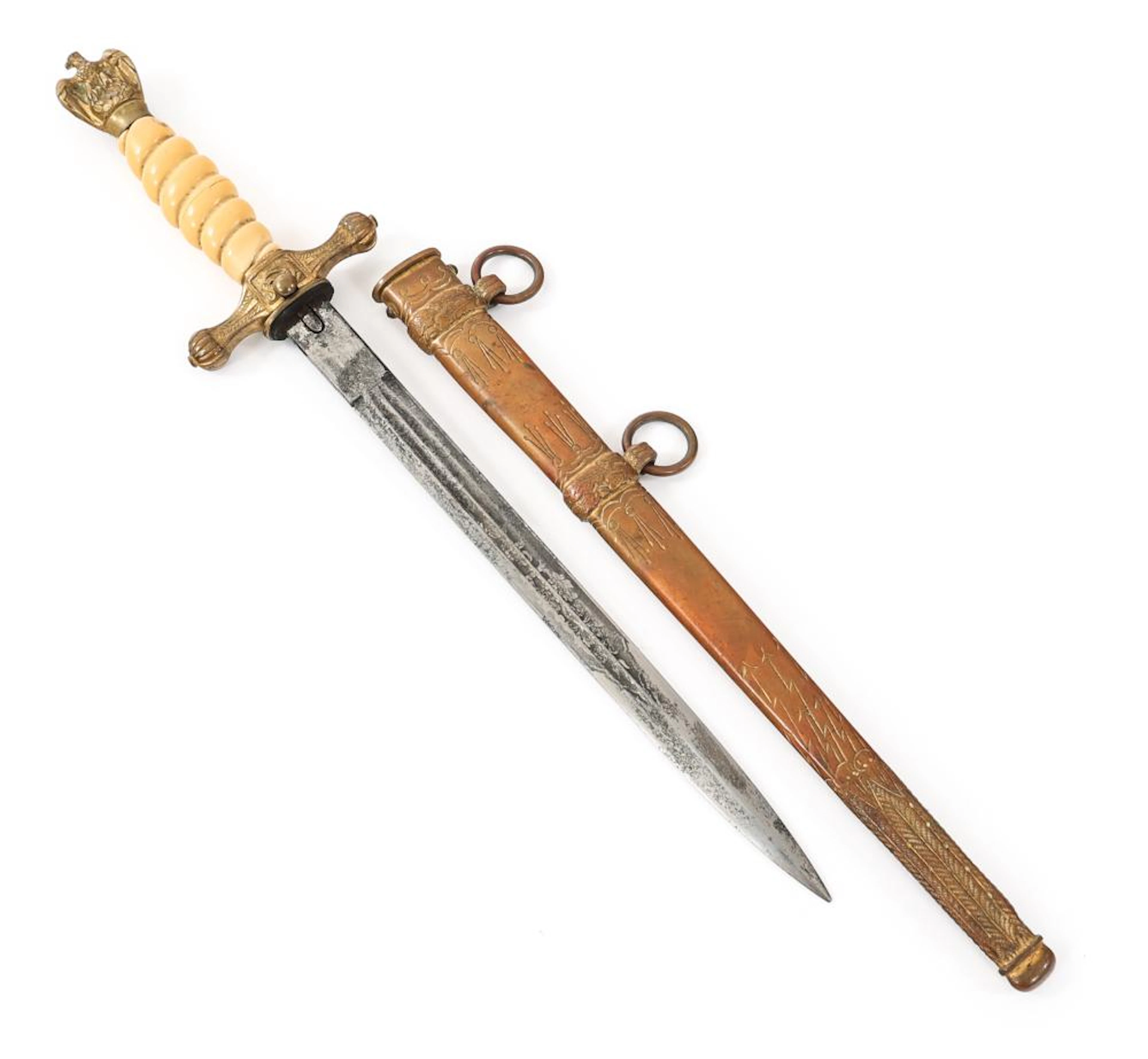 WWII GERMAN KRIEGSMARINE 2nd MODEL DRESS DAGGER