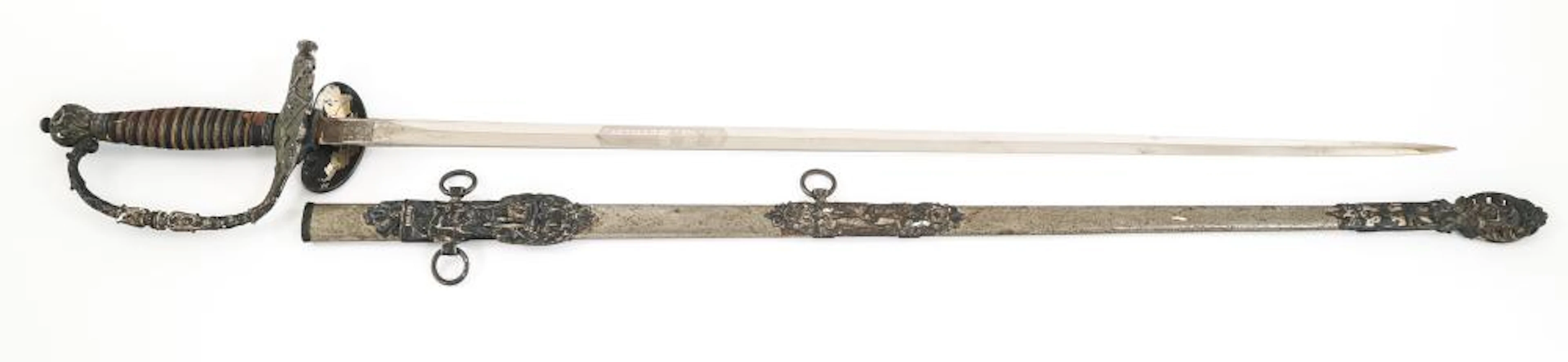 EARLY 20th C. KNIGHTS OF PYTHIAS NAMED SWORD