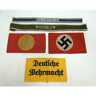 German WWII Cuff Titles and Armbands