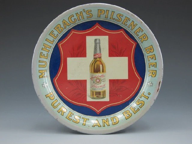 TIN TIP TRAY, MUEHLEBACH'S KANSAS CITY MO.