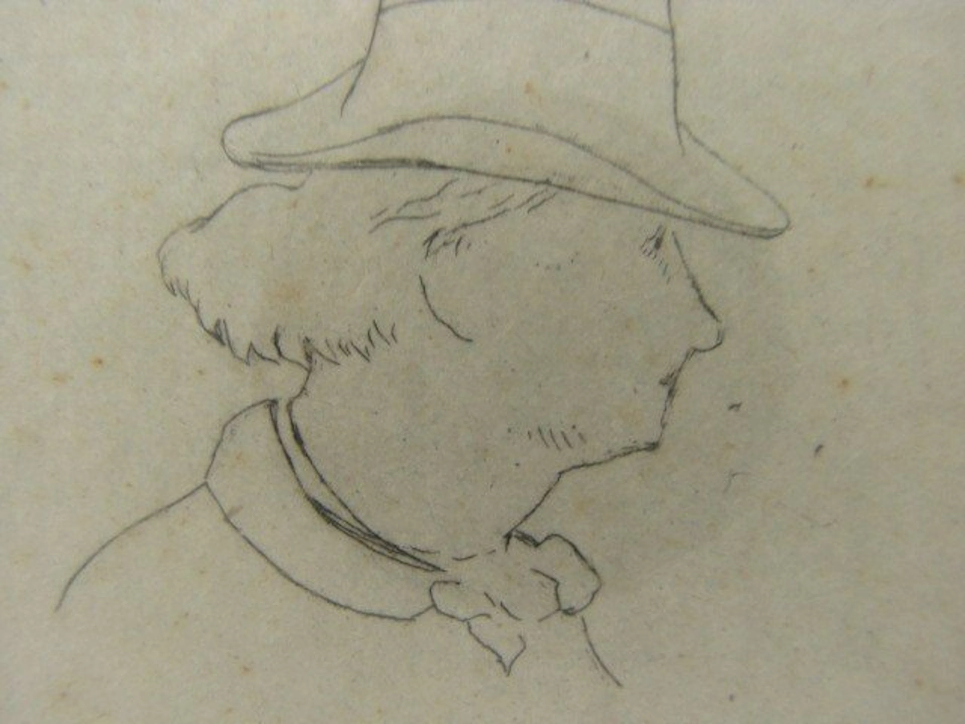 424: EDOUARD MANET RESTRIKE PORTRAIT OF BAUDELAIRE