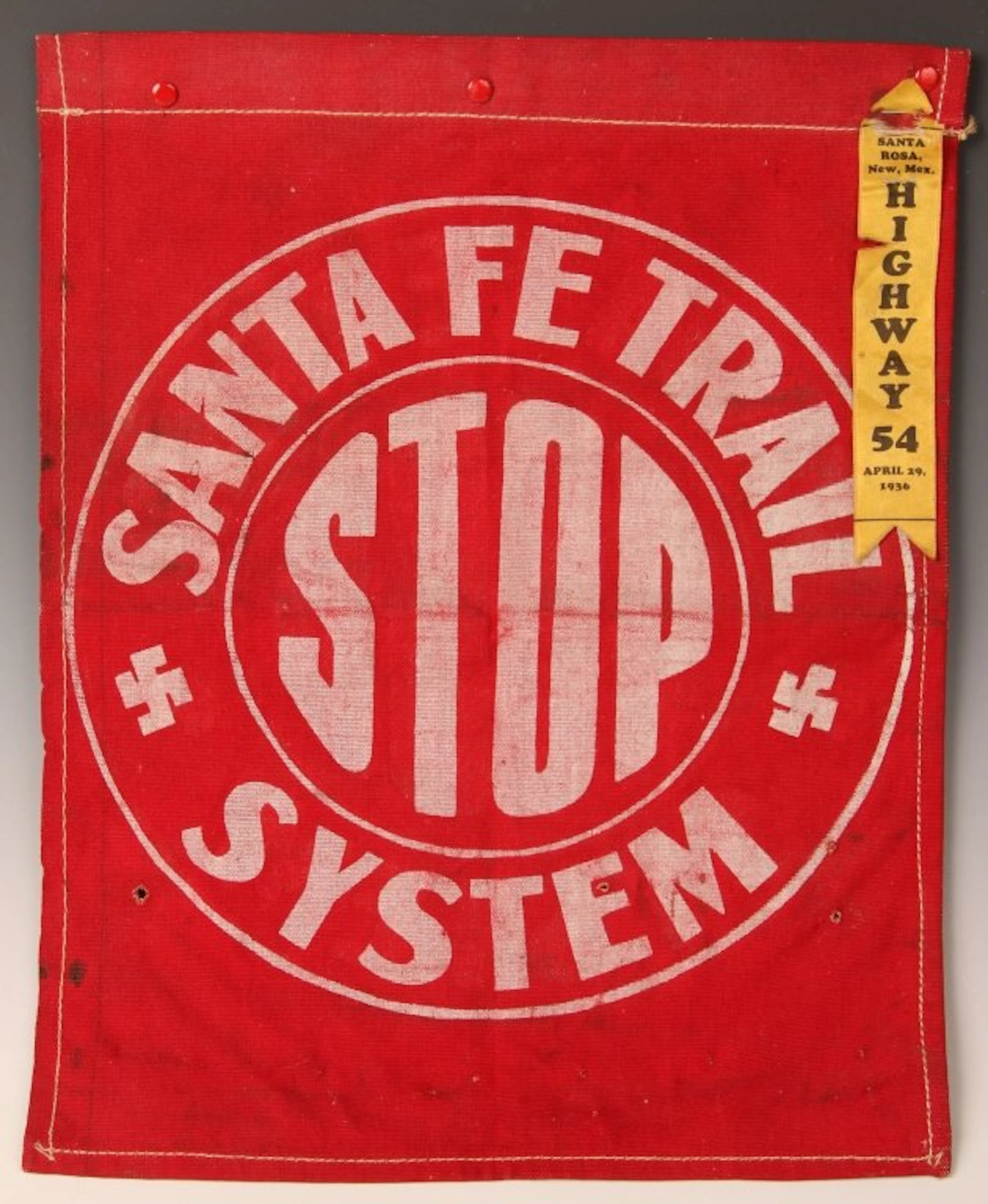 SANTA FE TRAIL SYSTEM STOP FLAG