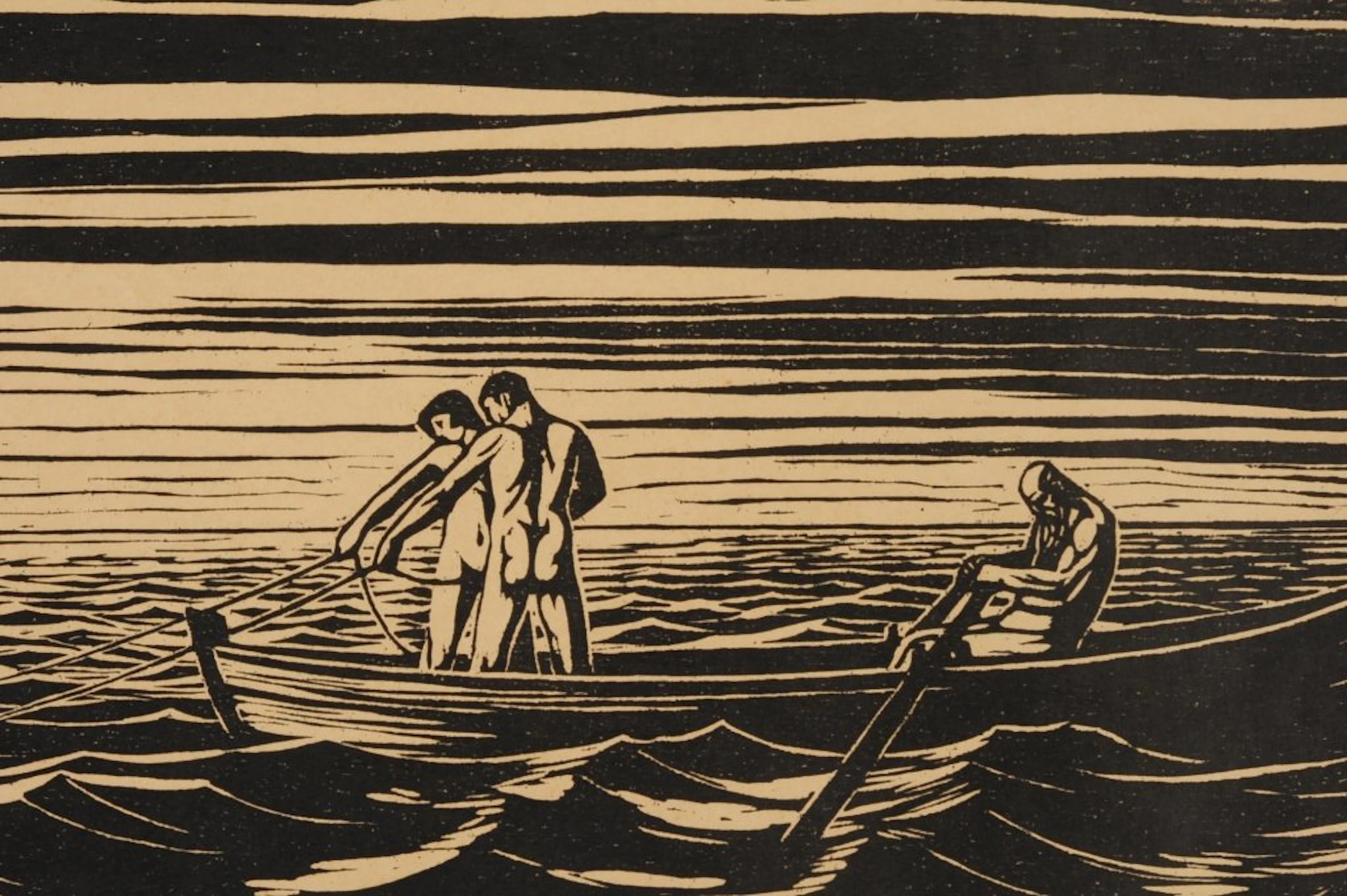 GUSTAV VIGELAND (1889-1943) SIGNED BLOCK PRINT