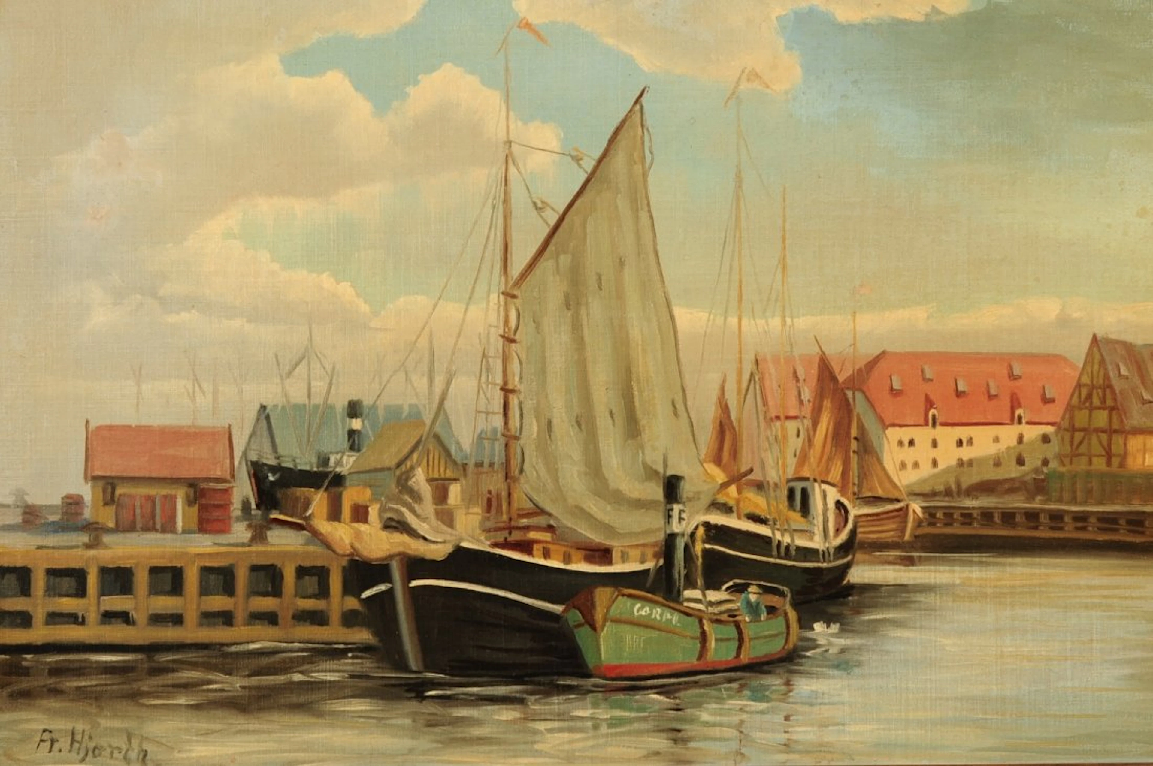 EARLY 20TH CENTURY EUROPEAN OIL ON CANVAS