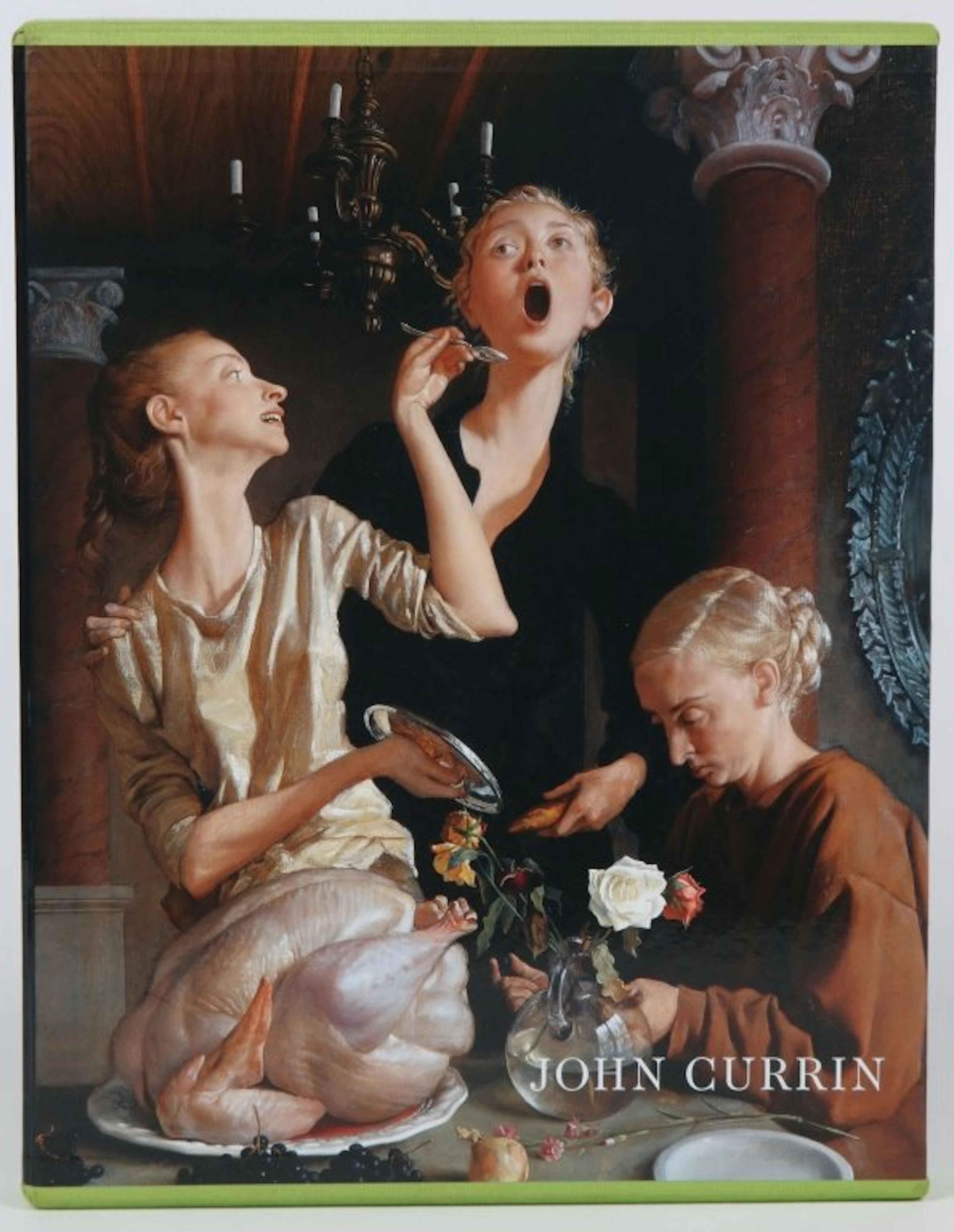 JOHN CURRIN ART BOOK, FIRST ED. IN PICTORIAL BOX