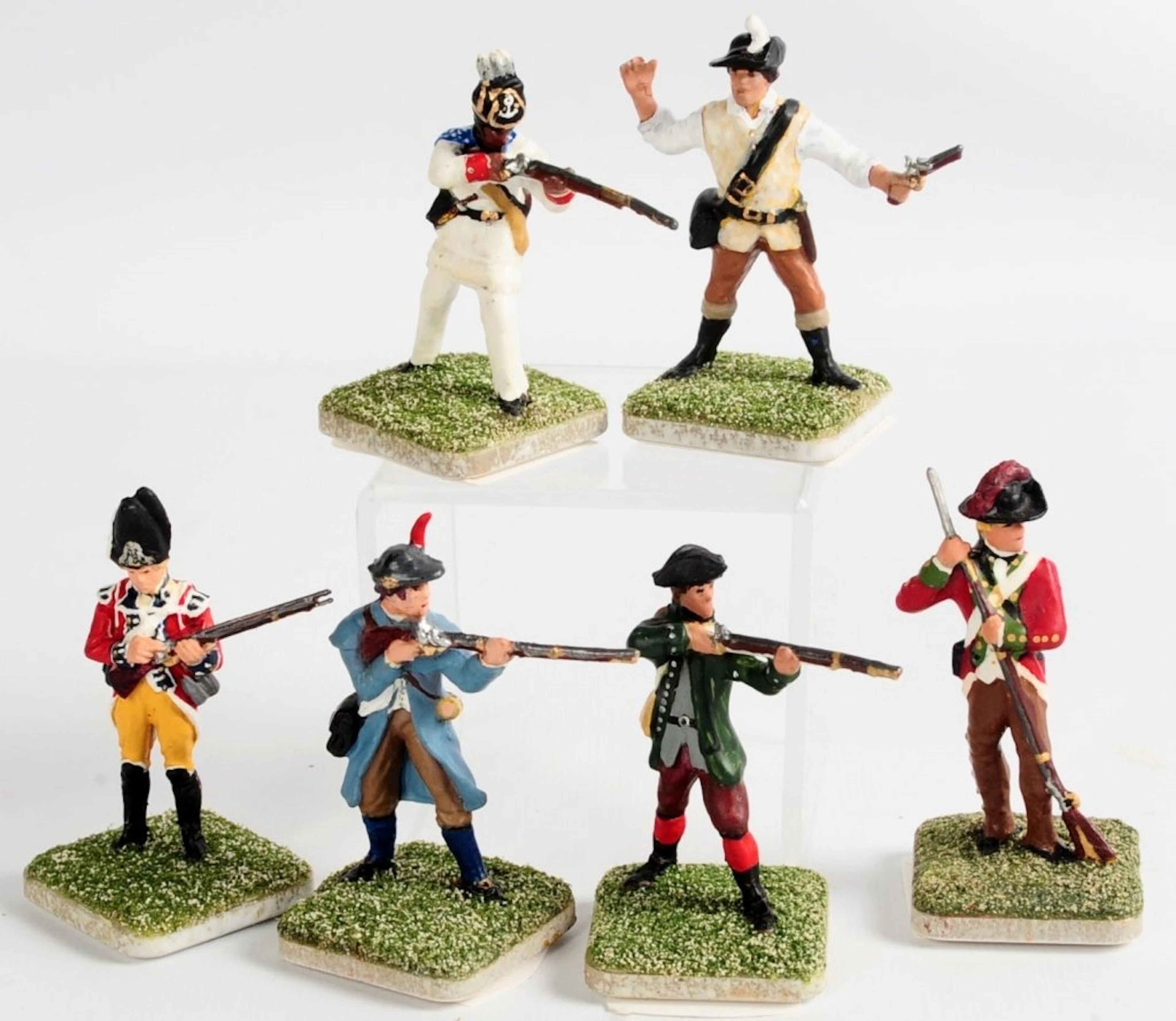 THIRTY-ONE REVOLUTIONARY WAR RELATED TOY SOLDIERS