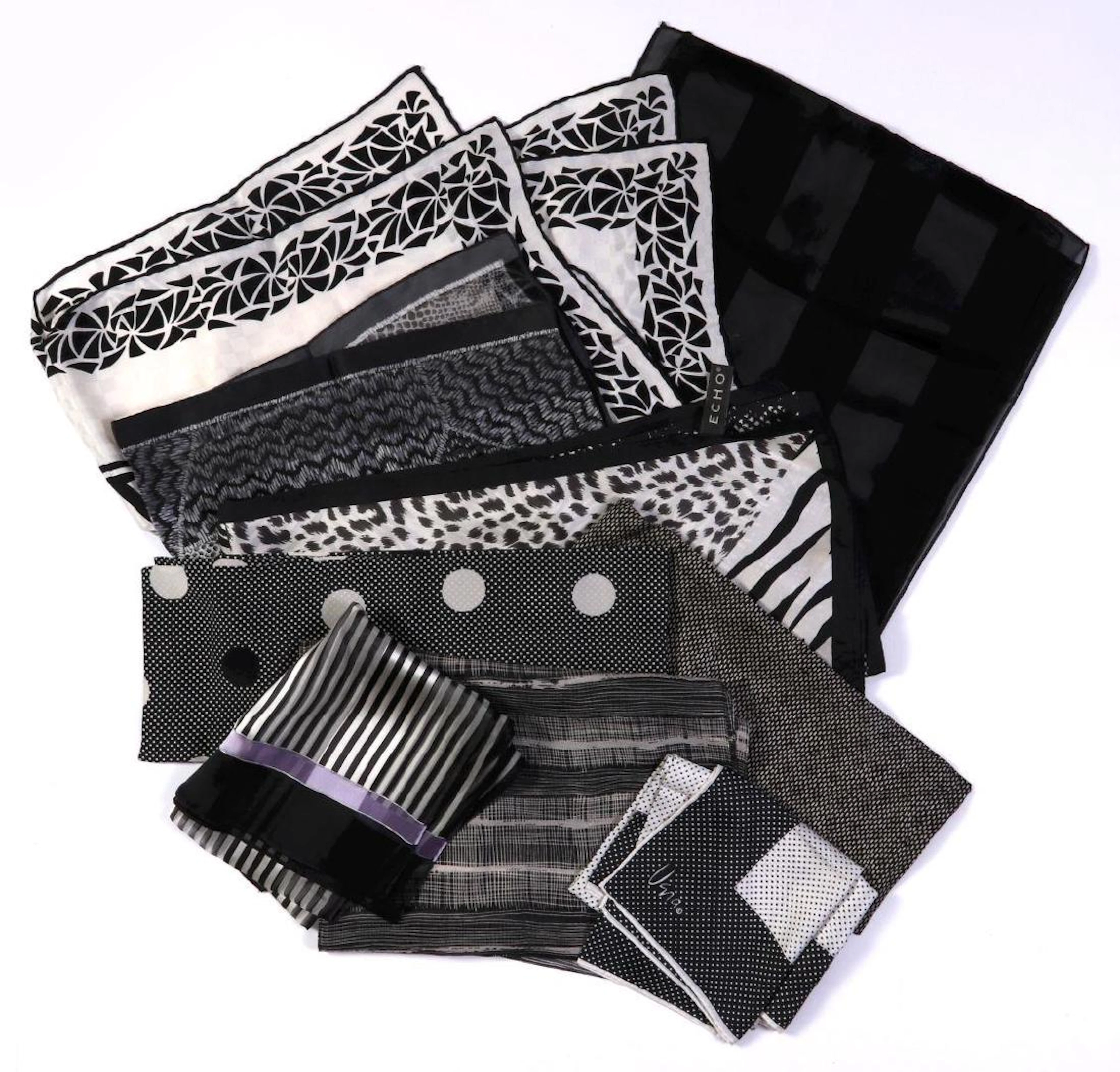 A COLLECTION OF SILK AND OTHER DESIGNER SCARVES