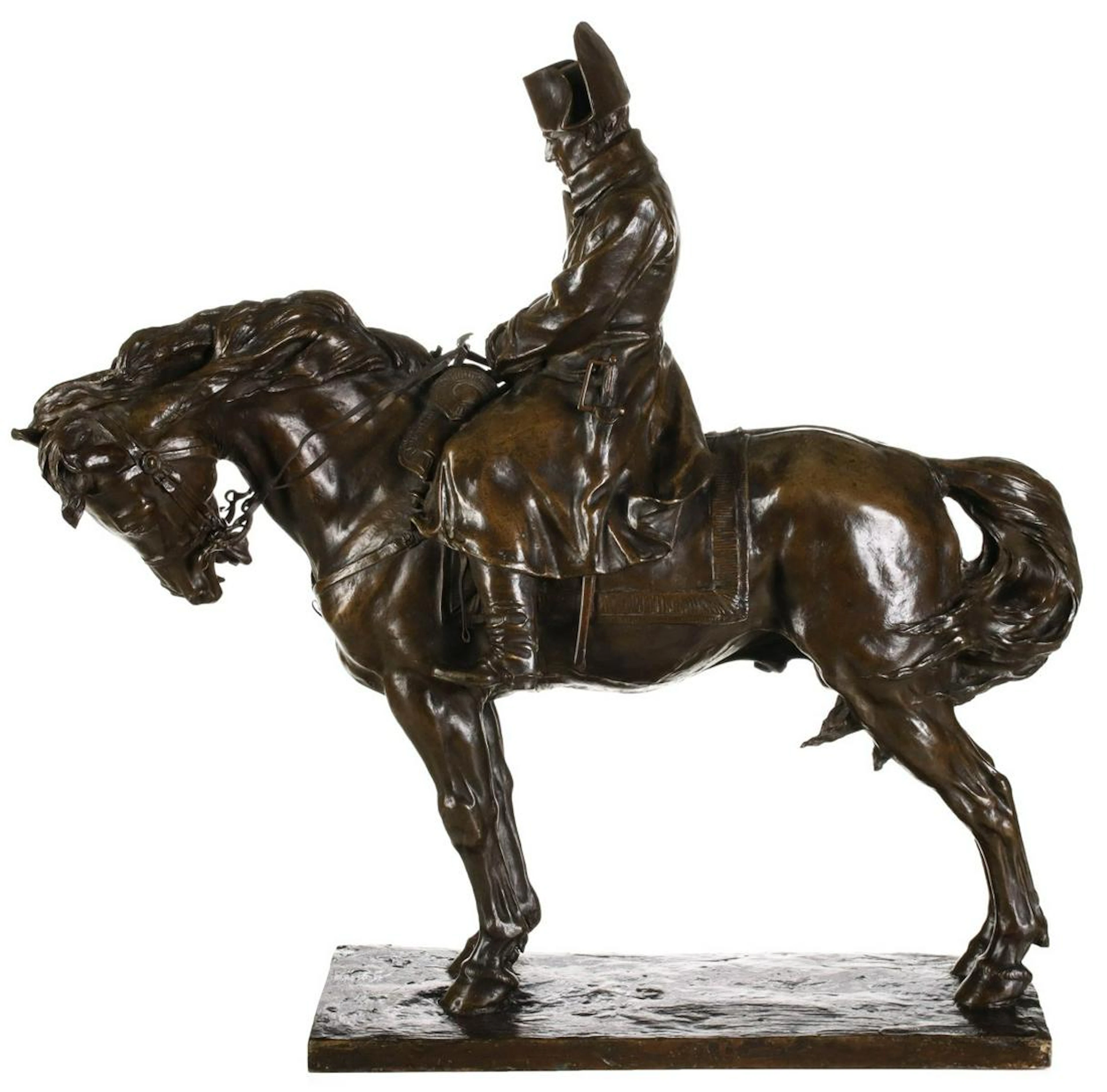 ANGELO VANETTI (1881-1962) NAPOLEON EQUESTRIAN BRONZE