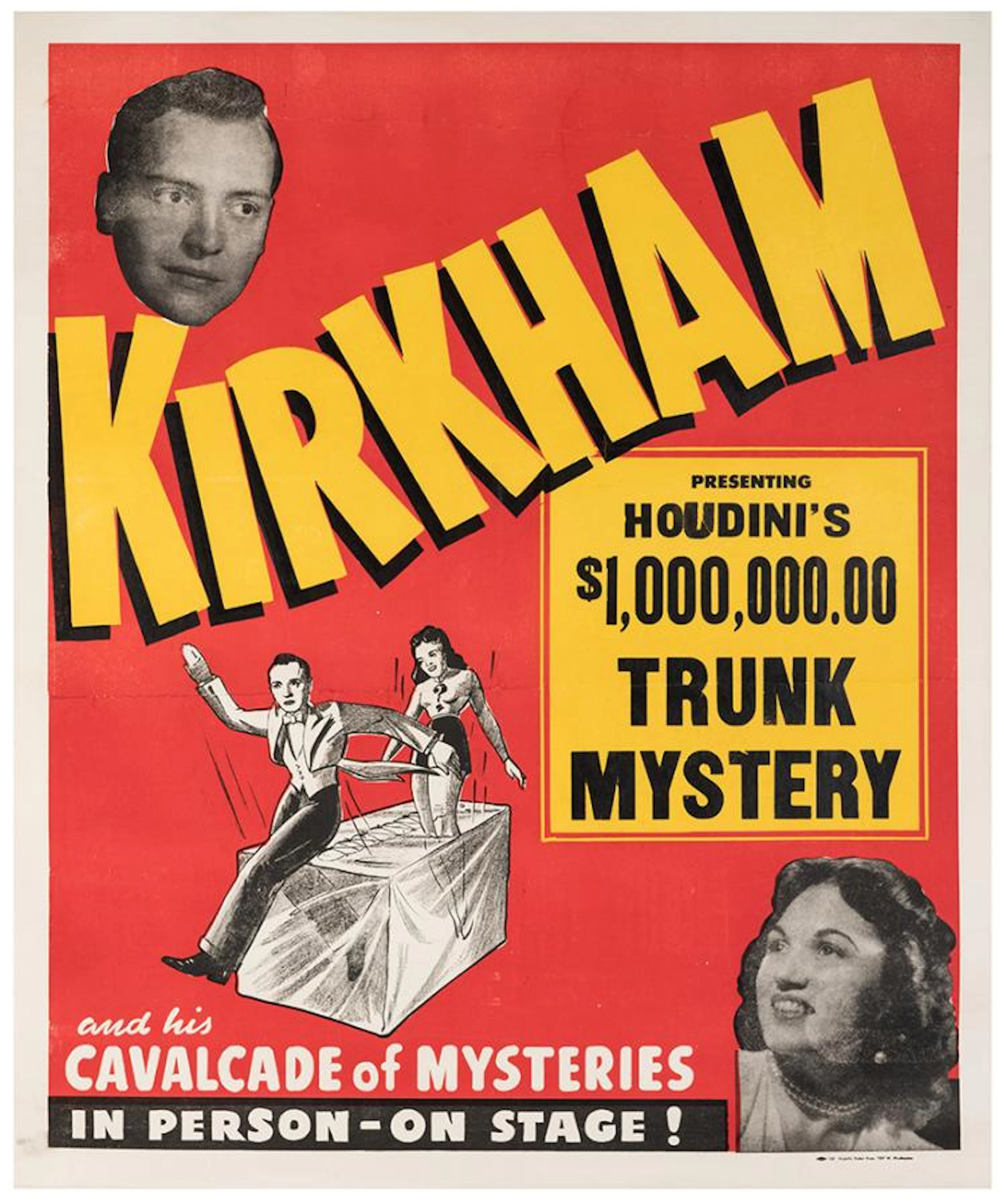 Kirkham Presenting Houdini?s $1,000,000 Trunk Mystery.