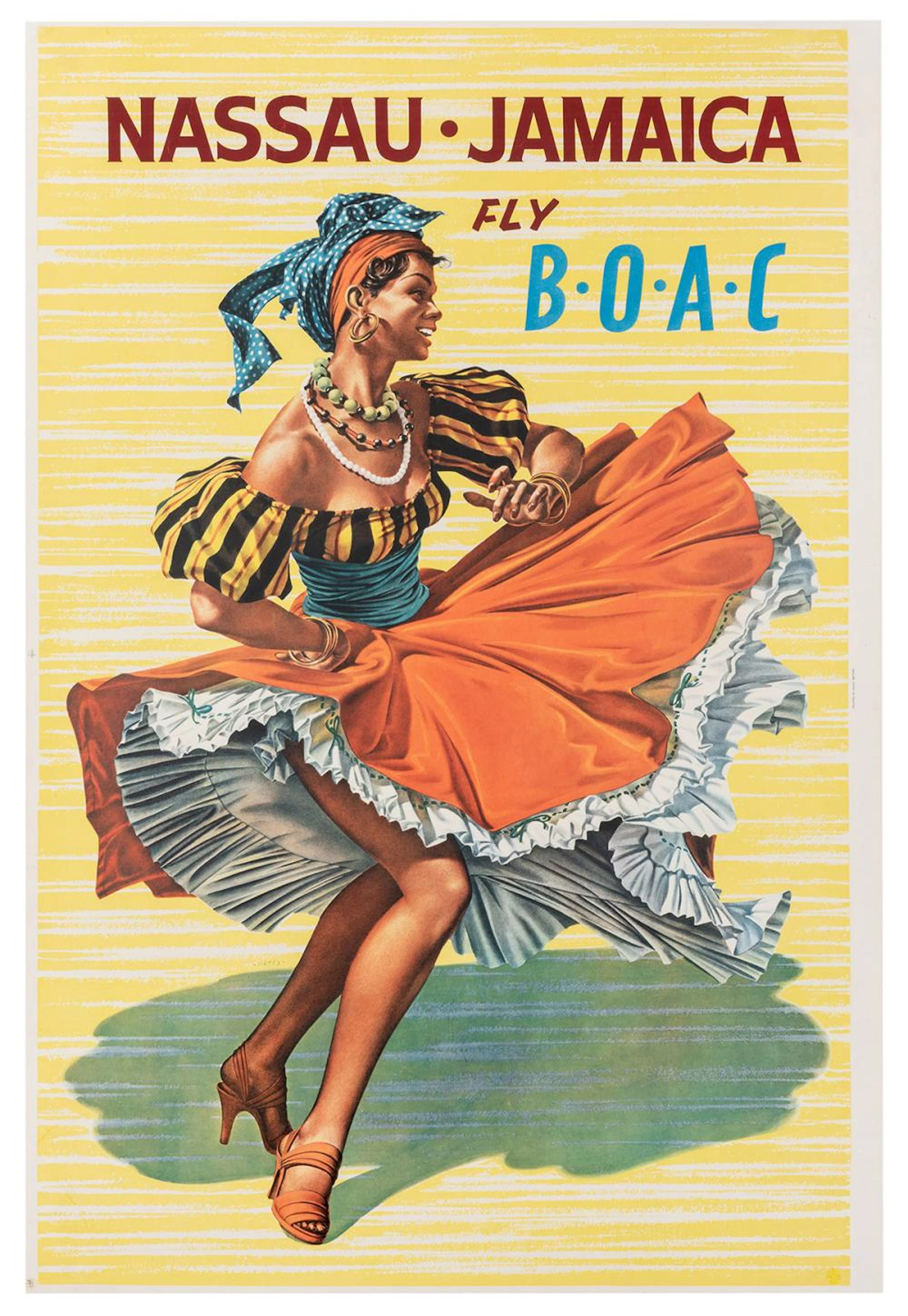 Nassau. Jamaica. Fly BOAC.