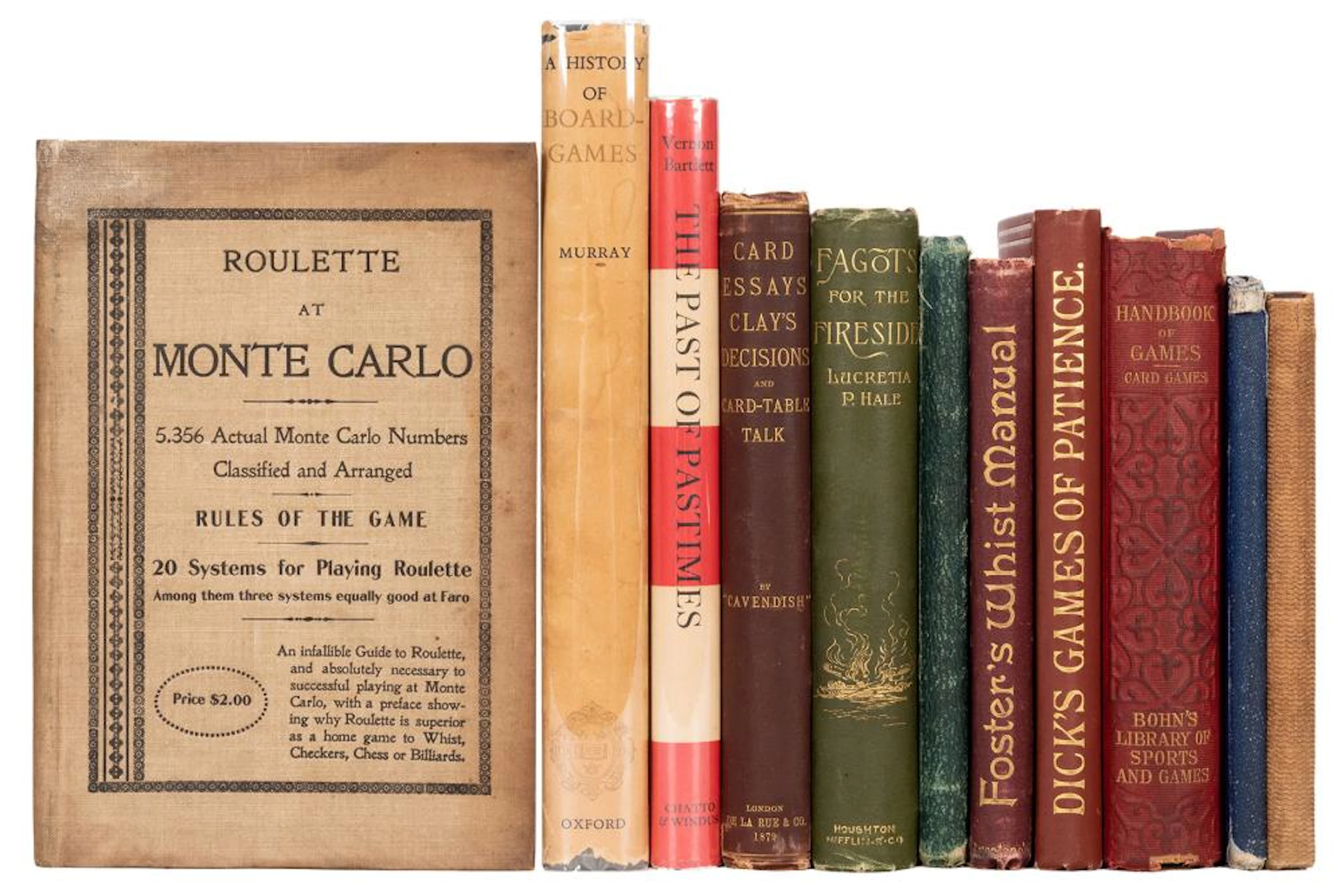 Lot of Antiquarian Books on Card Games.