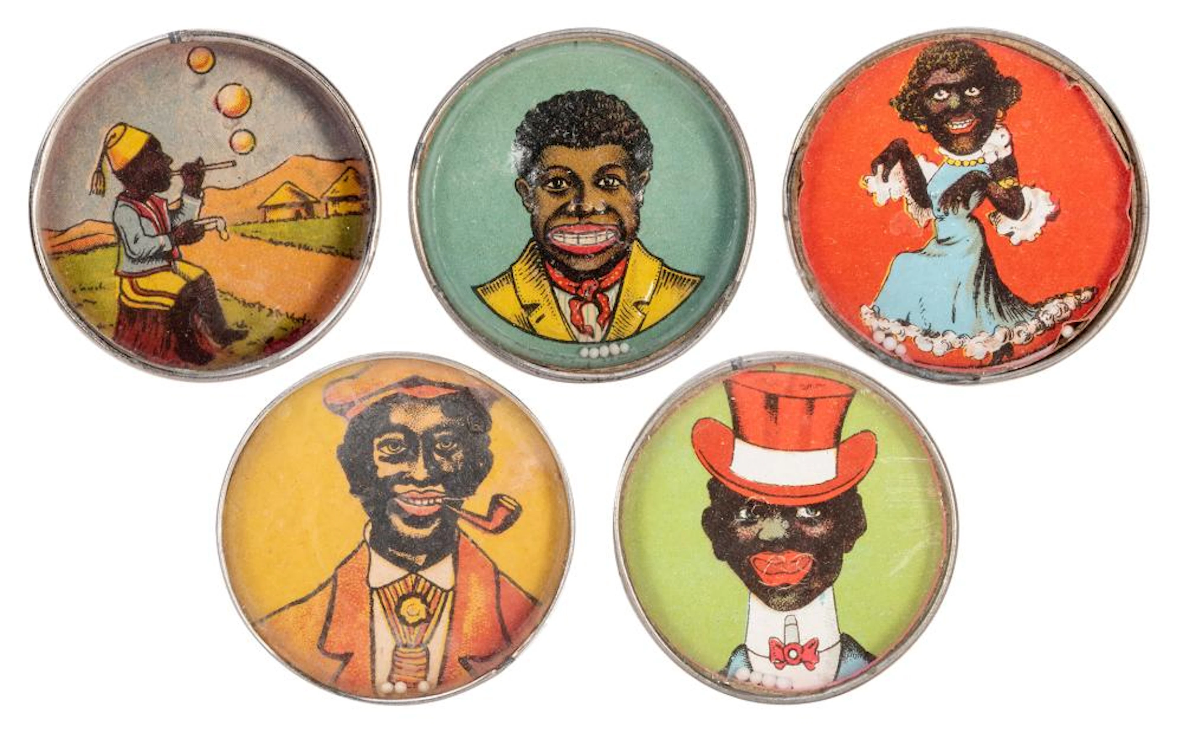 Black Americana Dexterity Puzzles. Lot of 5.