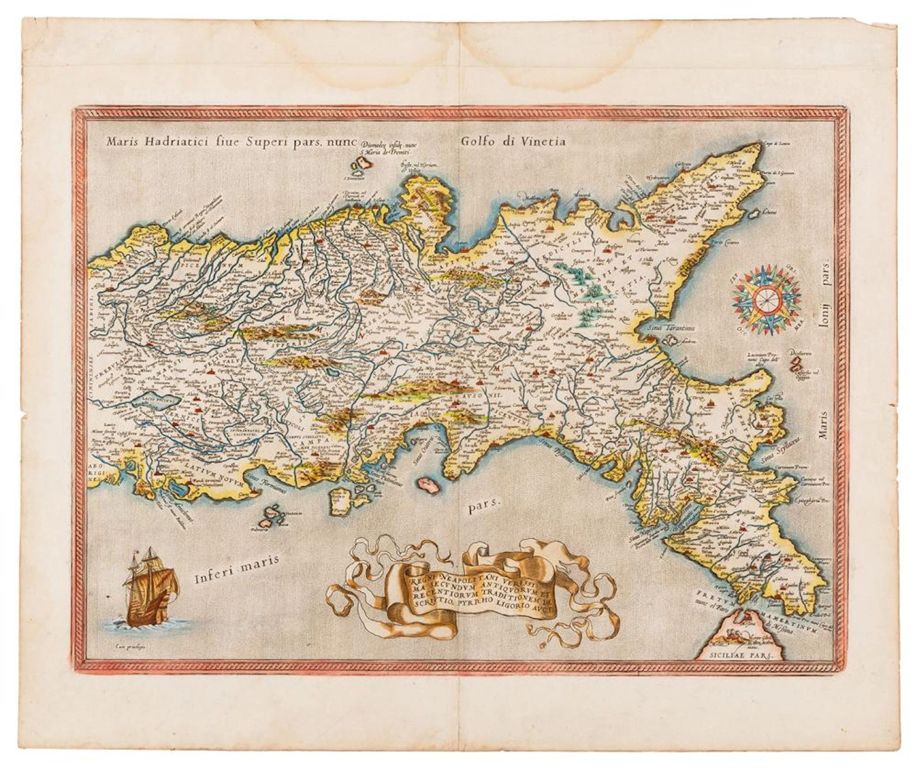 ORTELIUS, Abraham (1527?1580). [Italy] Regini Neapolitani V...