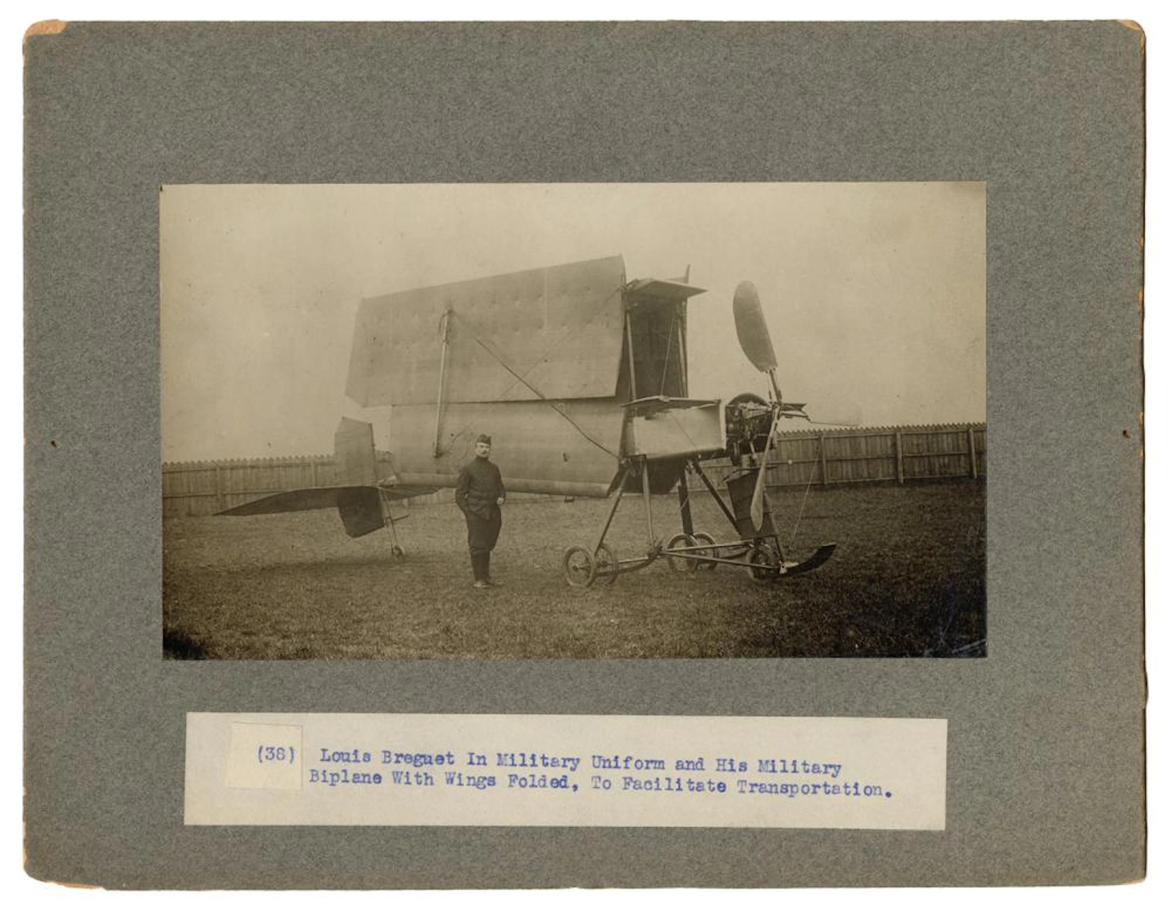 BREGUET, Louis. (1880-1955) Photograph of Louis Breguet. Ci...