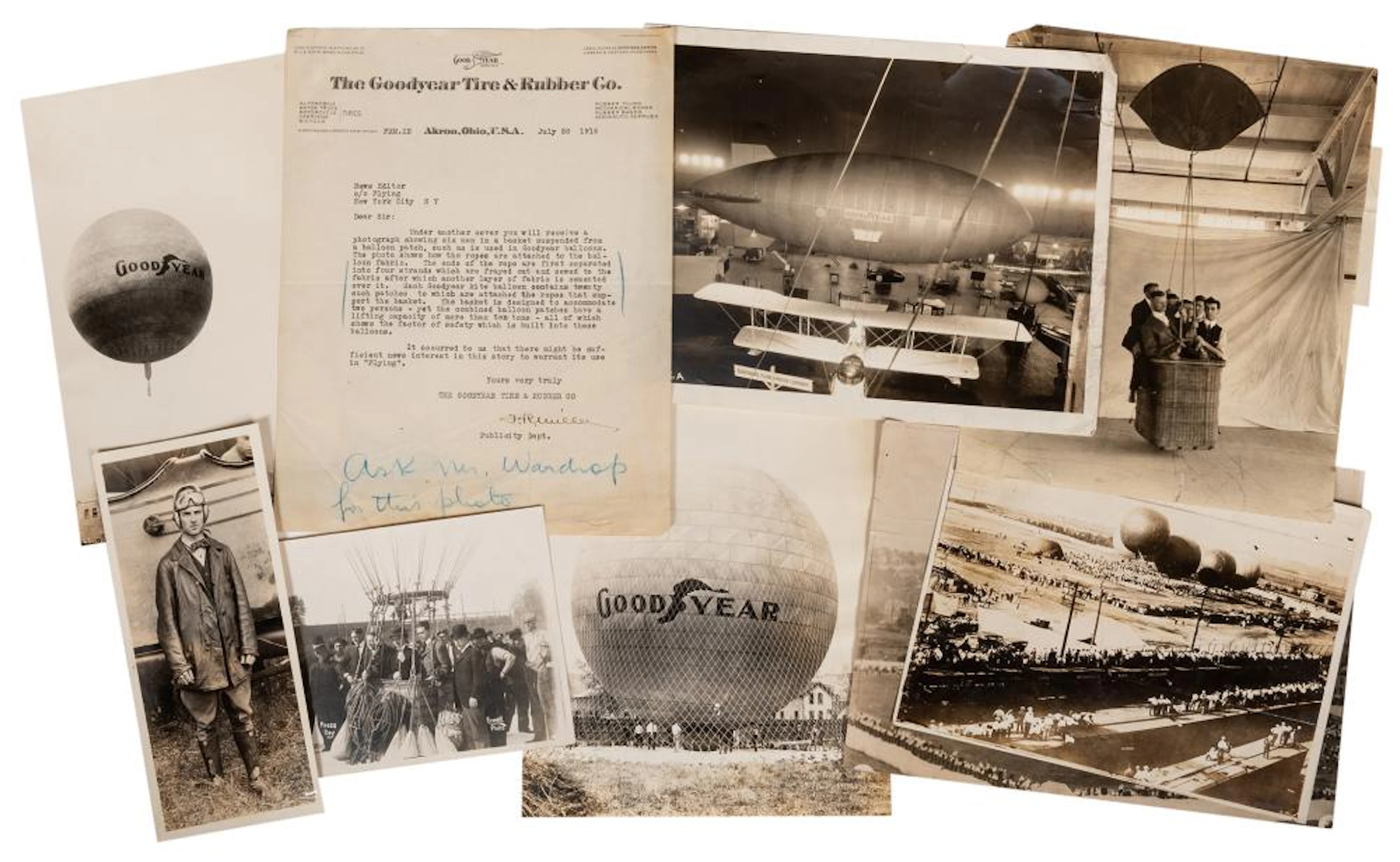 [BALLOONING] Early Good-Year Balloons Photo Collection. Ear...