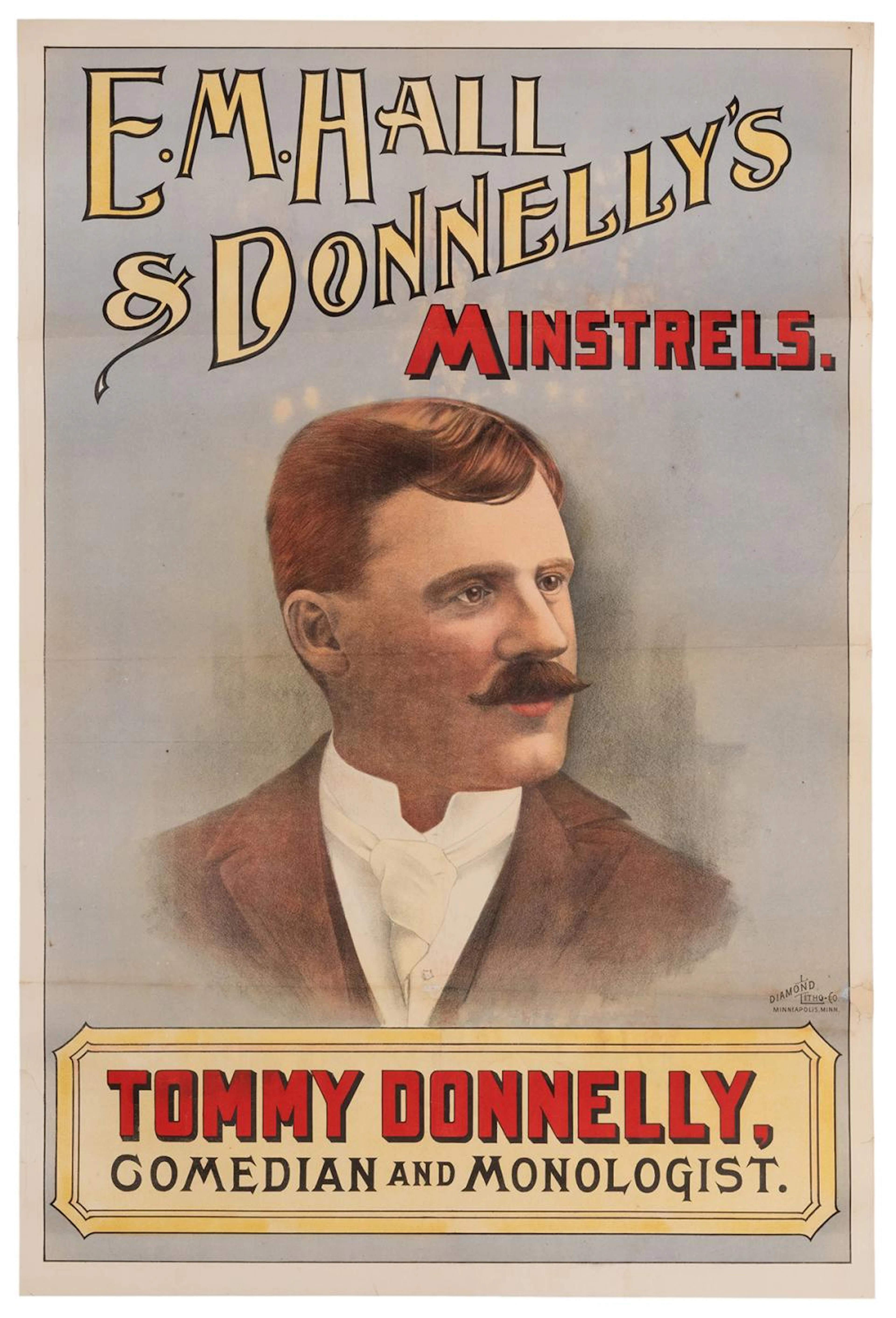 Tommy Donnelly / Minstrels. Minneapolis: Diamond Litho, ca....